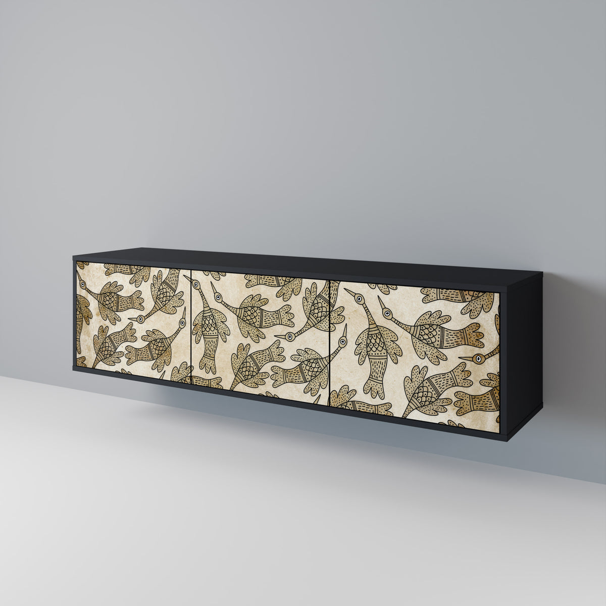 ALMONDINE SONGBIRD Έπιπλο τηλεόρασης 3-θυρών