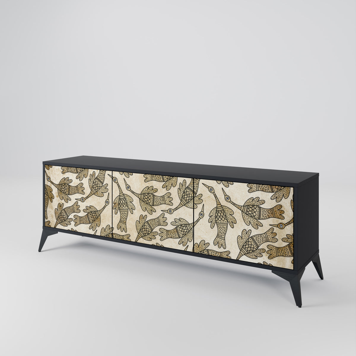 ALMONDINE SONGBIRD Έπιπλο τηλεόρασης 3-θυρών