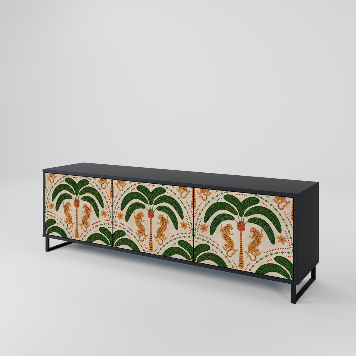 DANCING PREDATORS Έπιπλο τηλεόρασης 3-θυρών