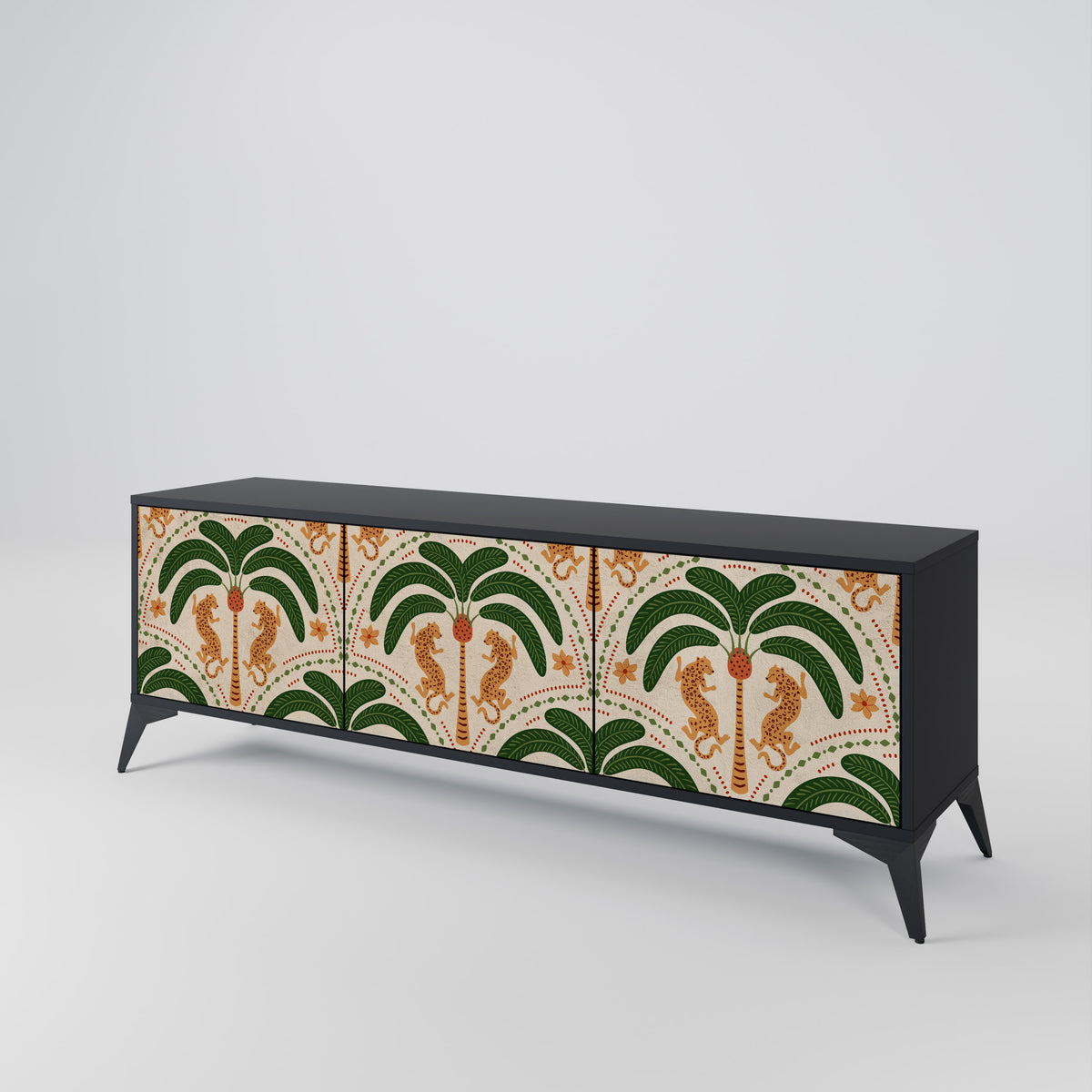 DANCING PREDATORS Έπιπλο τηλεόρασης 3-θυρών