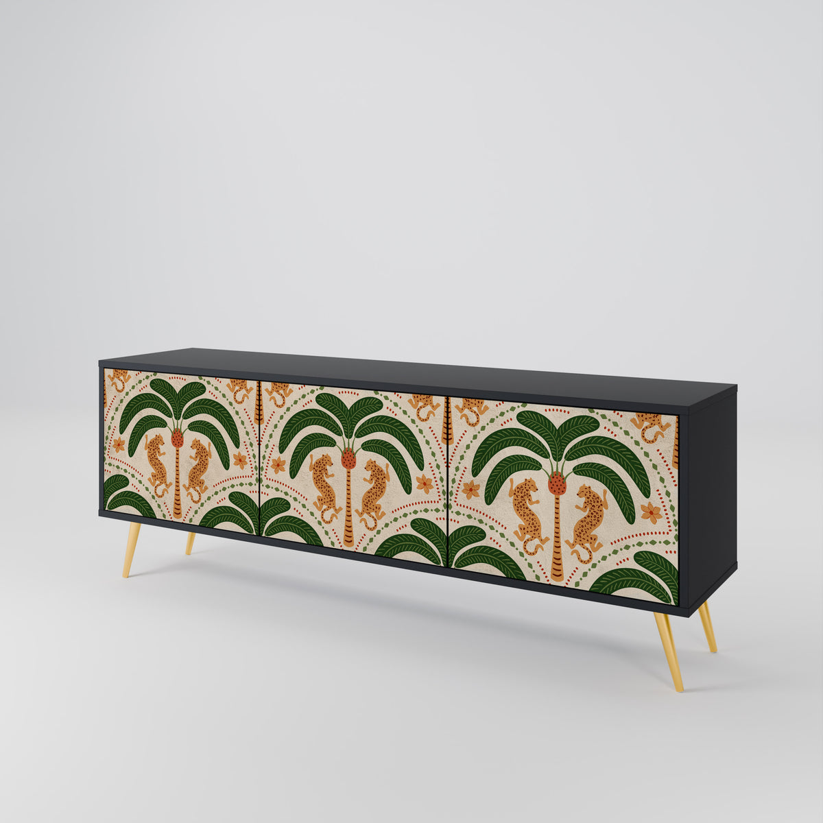 DANCING PREDATORS Έπιπλο τηλεόρασης 3-θυρών