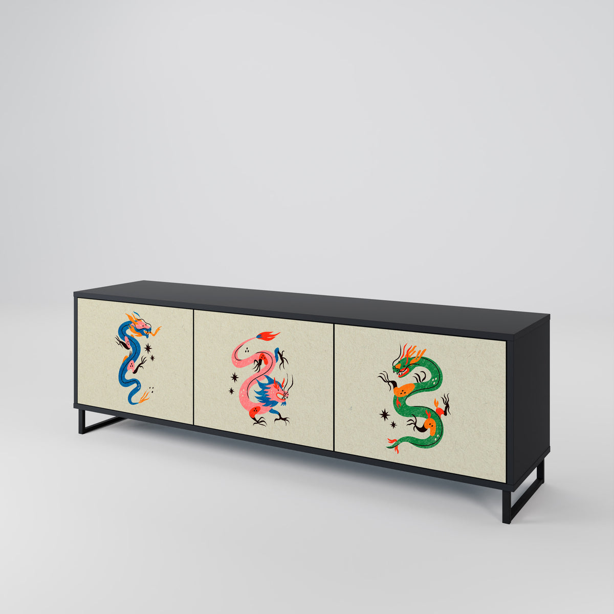 MYTHOLOGICAL CREATURES Έπιπλο τηλεόρασης 3-θυρών