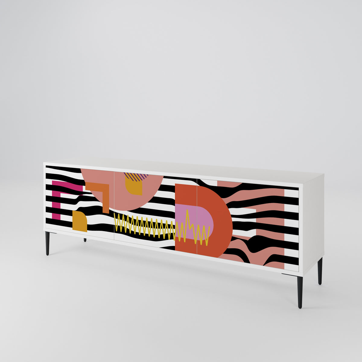CHROMATIC ABSTRACT Έπιπλο τηλεόρασης 3-θυρών