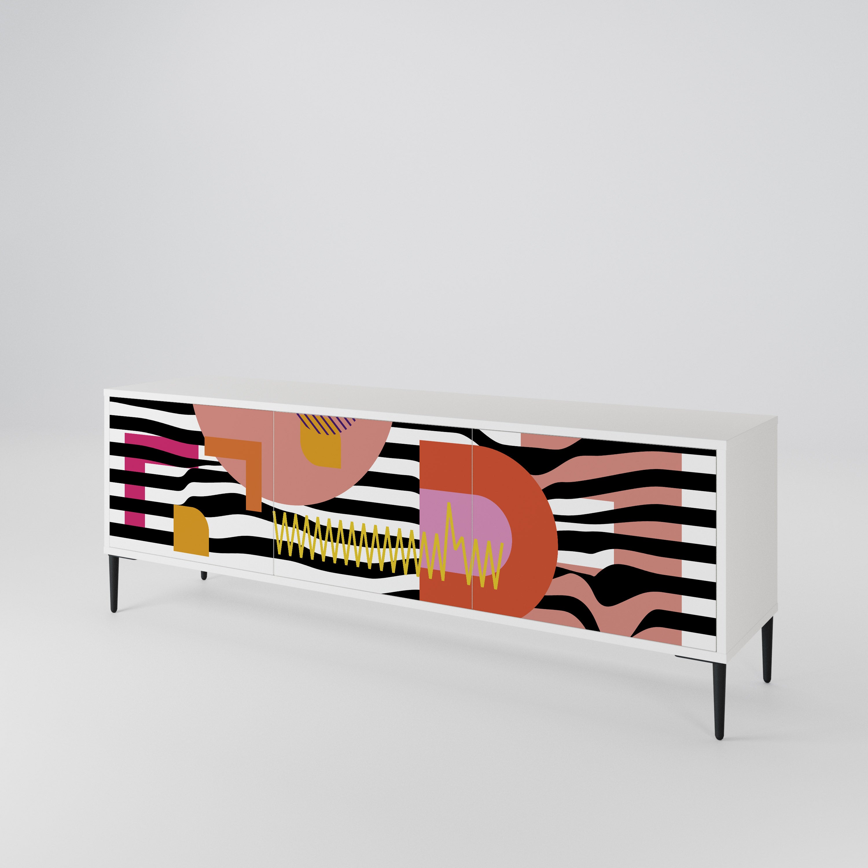 CHROMATIC ABSTRACT Έπιπλο τηλεόρασης 3-θυρών