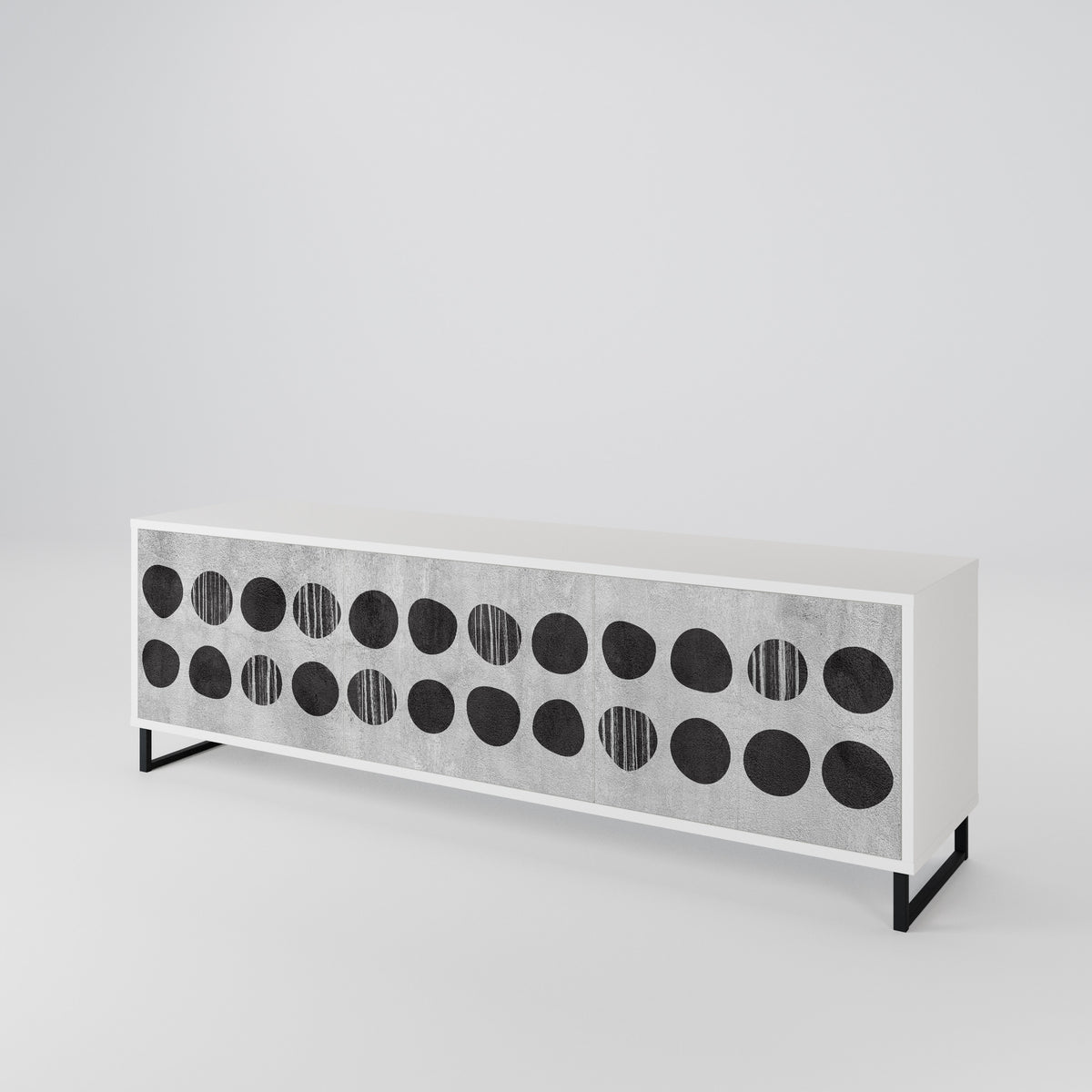 GHOSTLY GRADIENTS 3-Door TV Cabinet