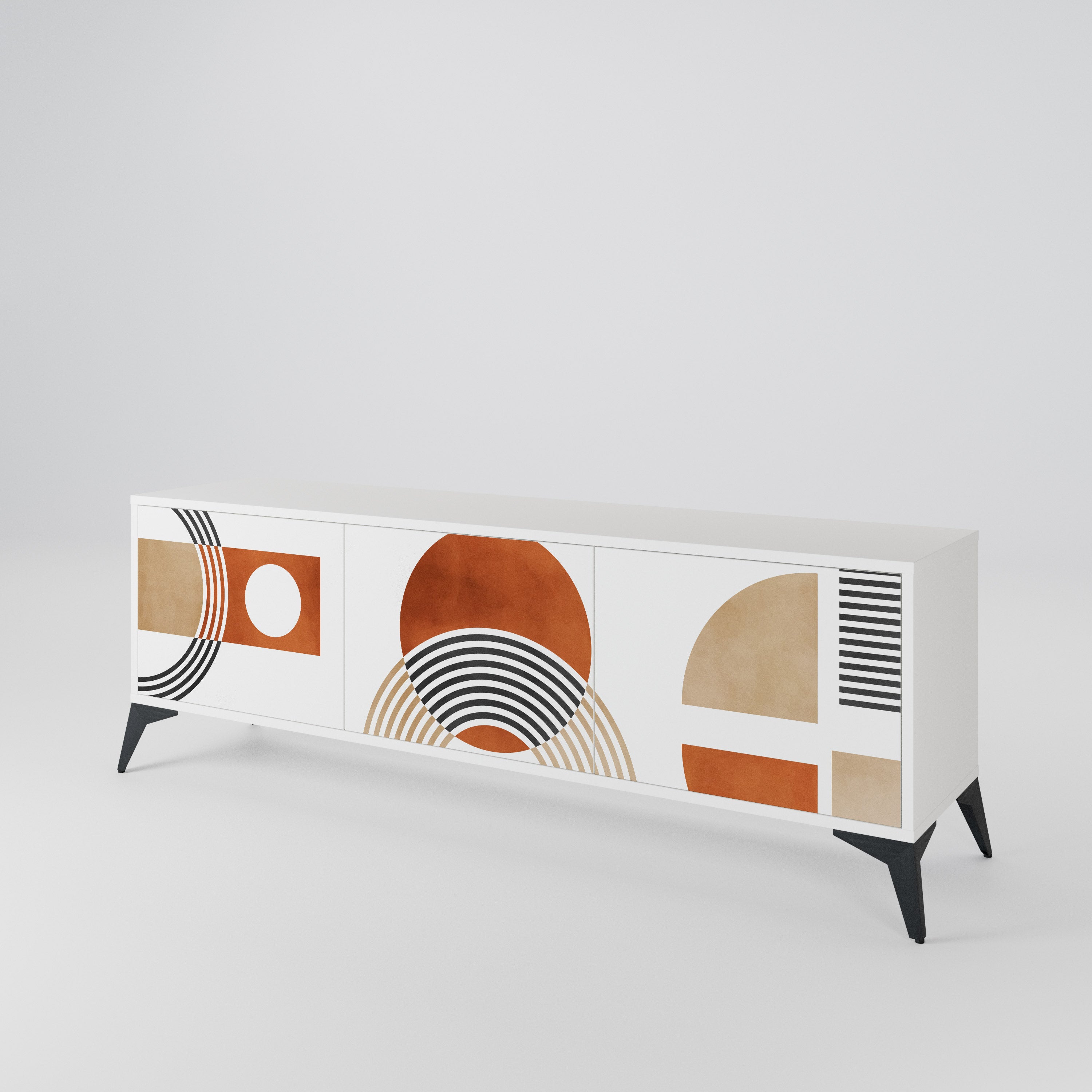 CIRCLE RHYTM 3-Door TV Cabinet