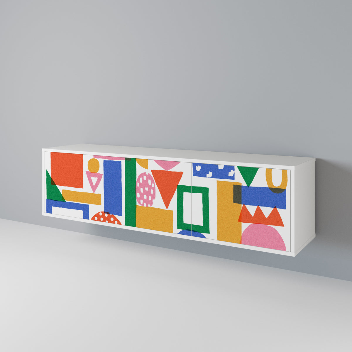 GEOMETRIC GLIMMER Έπιπλο τηλεόρασης 3-θυρών