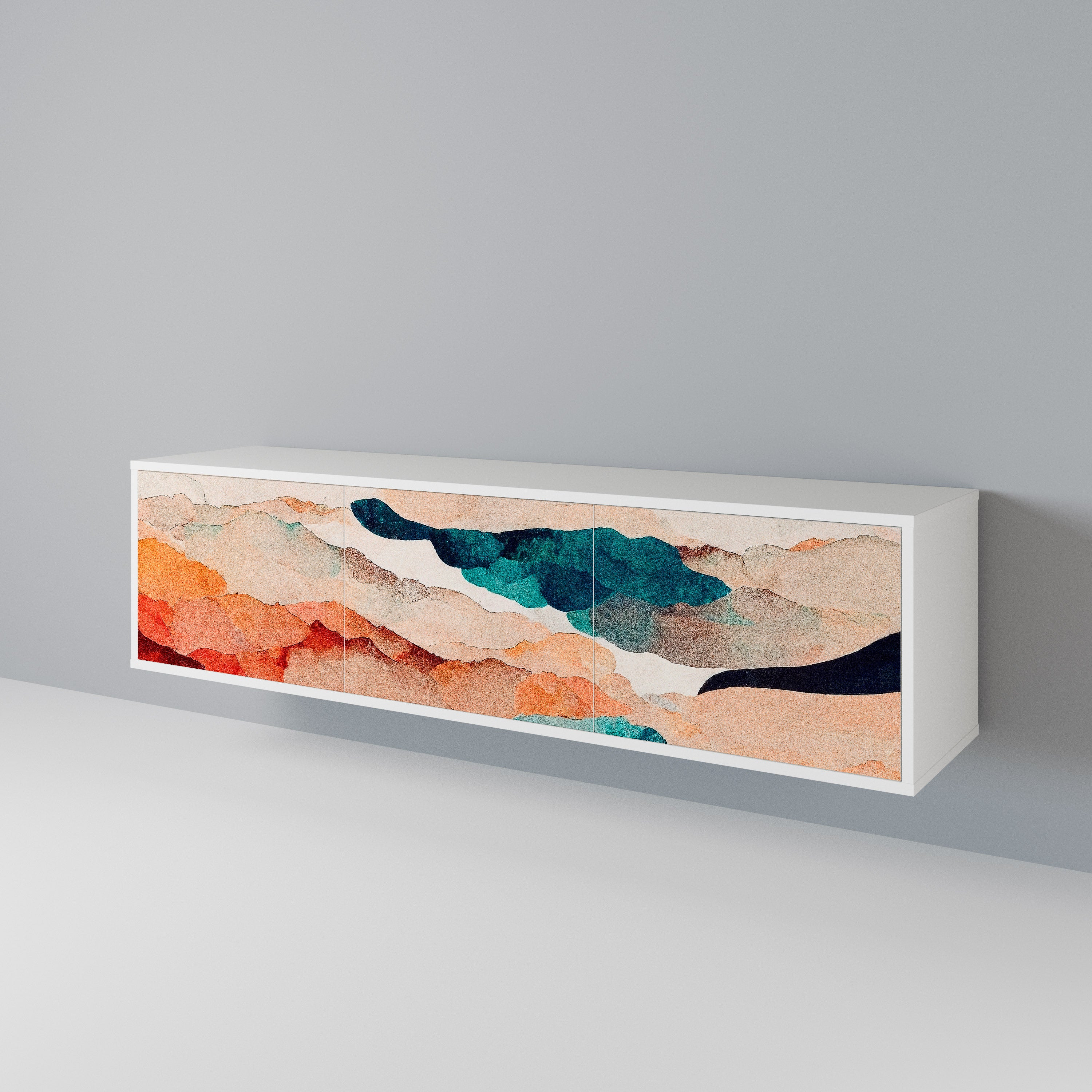 ABSTRACT LANDSCAPE Έπιπλο τηλεόρασης 3-θυρών