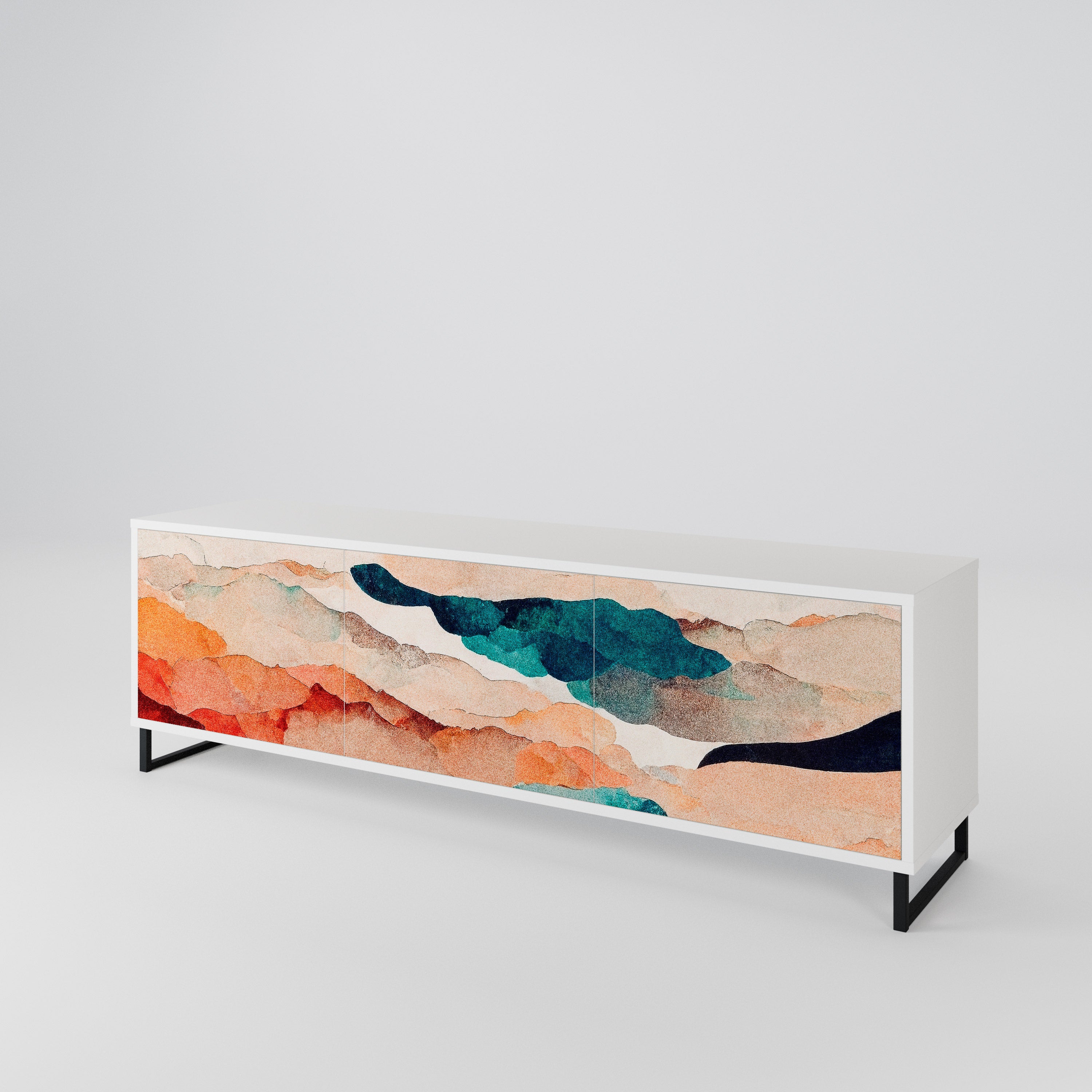 ABSTRACT LANDSCAPE Έπιπλο τηλεόρασης 3-θυρών
