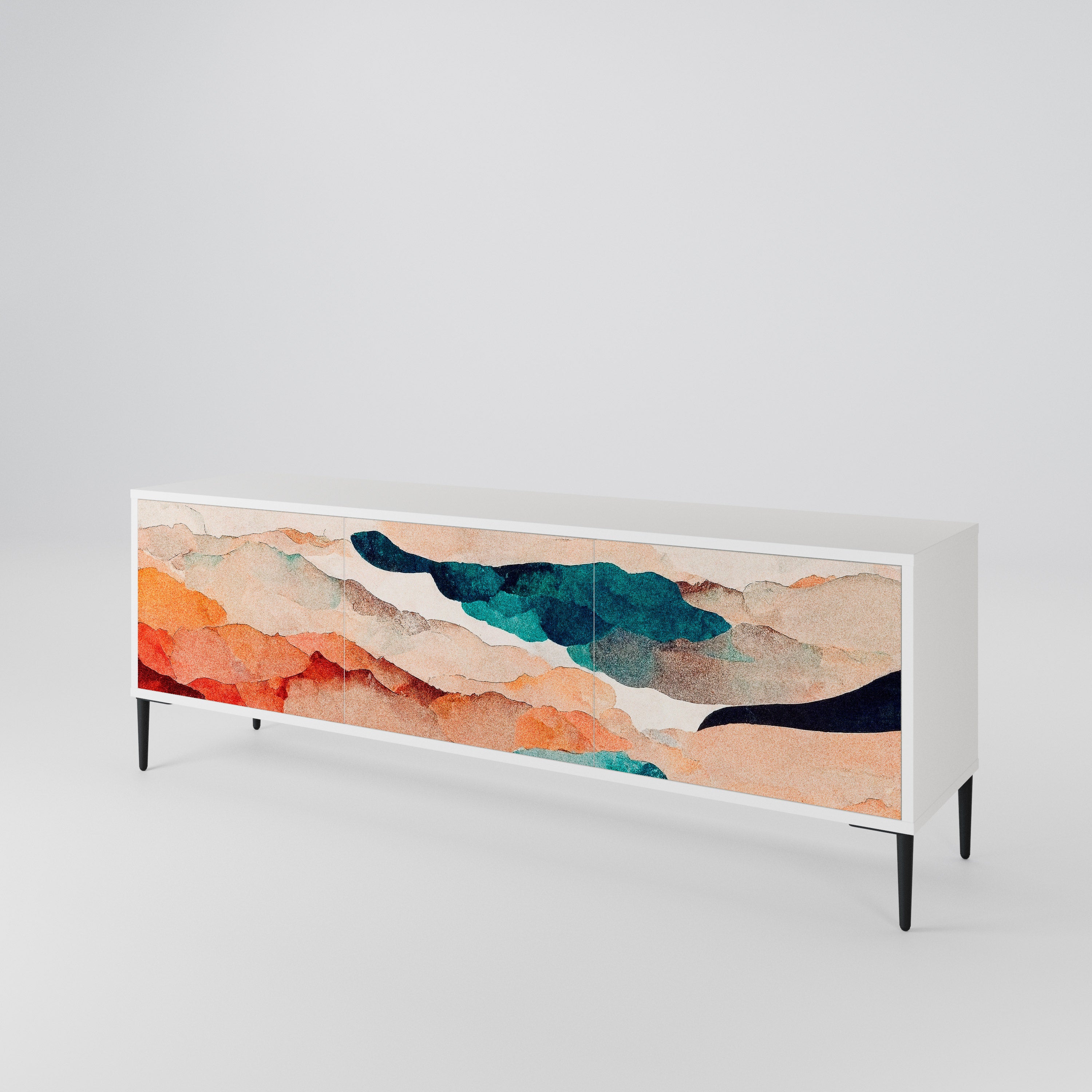ABSTRACT LANDSCAPE Έπιπλο τηλεόρασης 3-θυρών