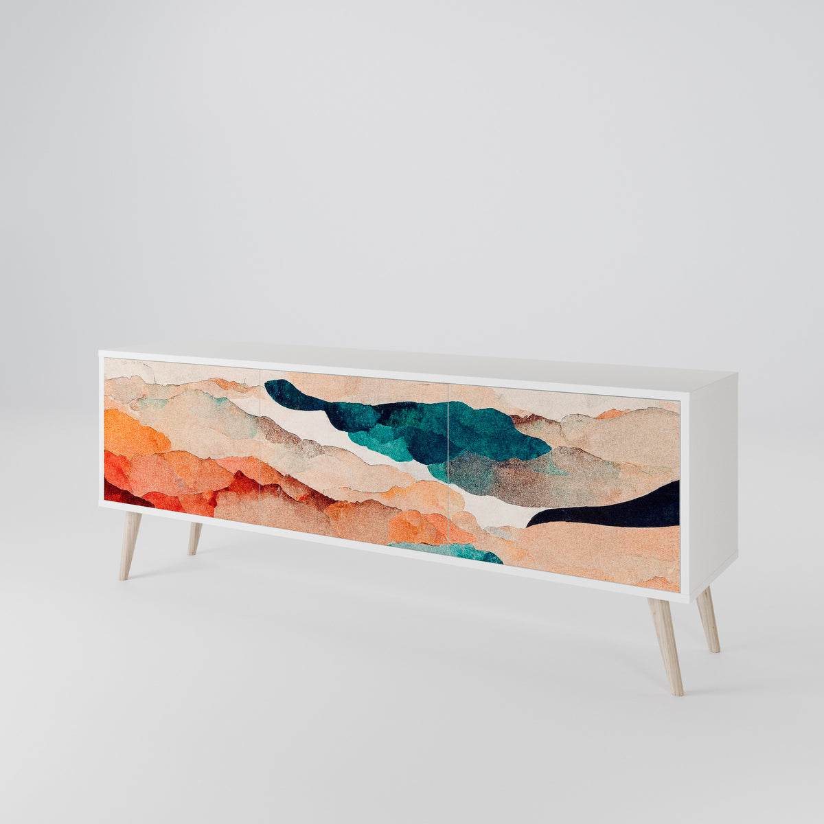 ABSTRACT LANDSCAPE Έπιπλο τηλεόρασης 3-θυρών