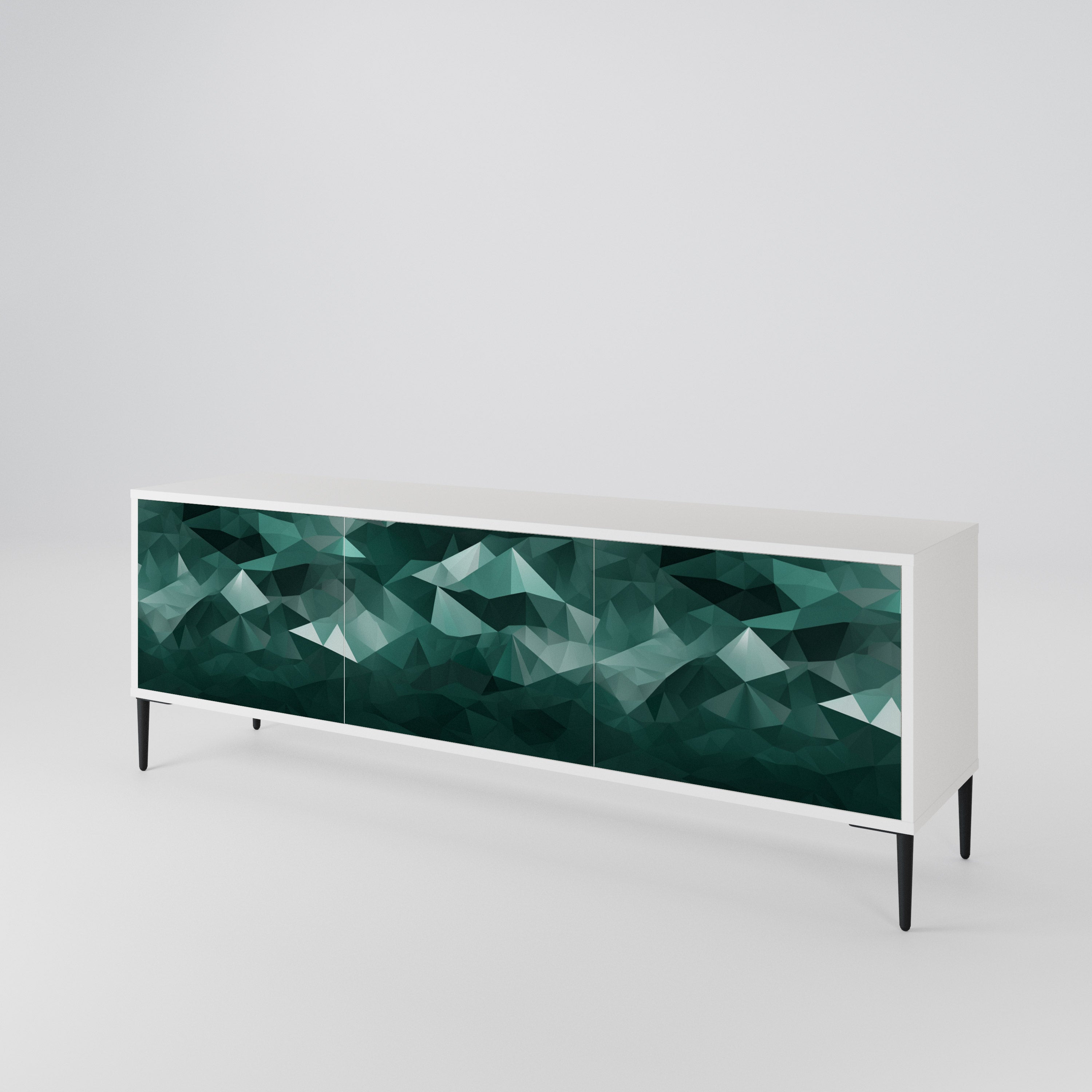 POLYGONAL FLOATING Έπιπλο τηλεόρασης 3-θυρών