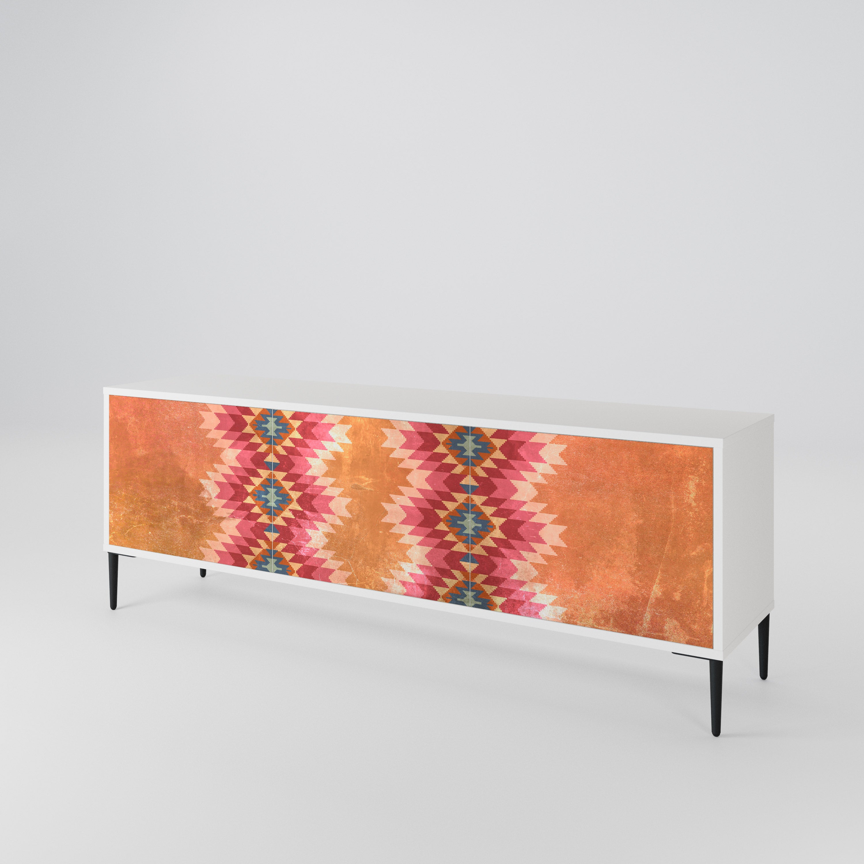 INDIAN FOLK 3-Door TV Cabinet