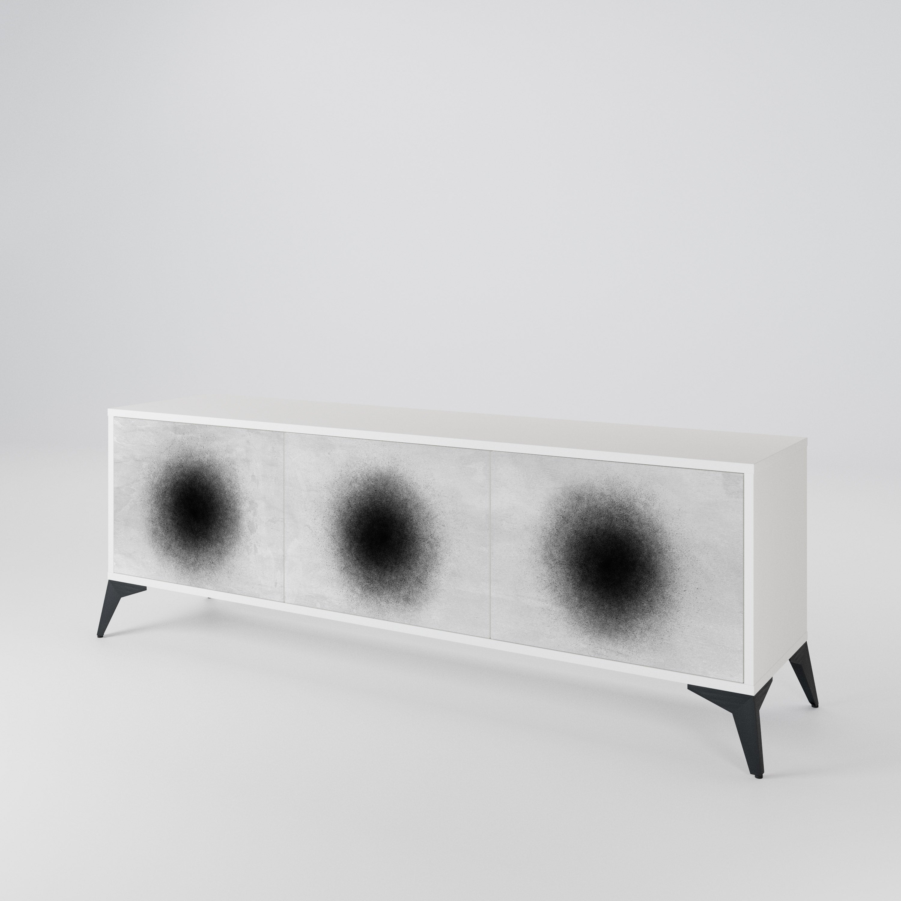 BLACK HOLE 3-Door TV Cabinet