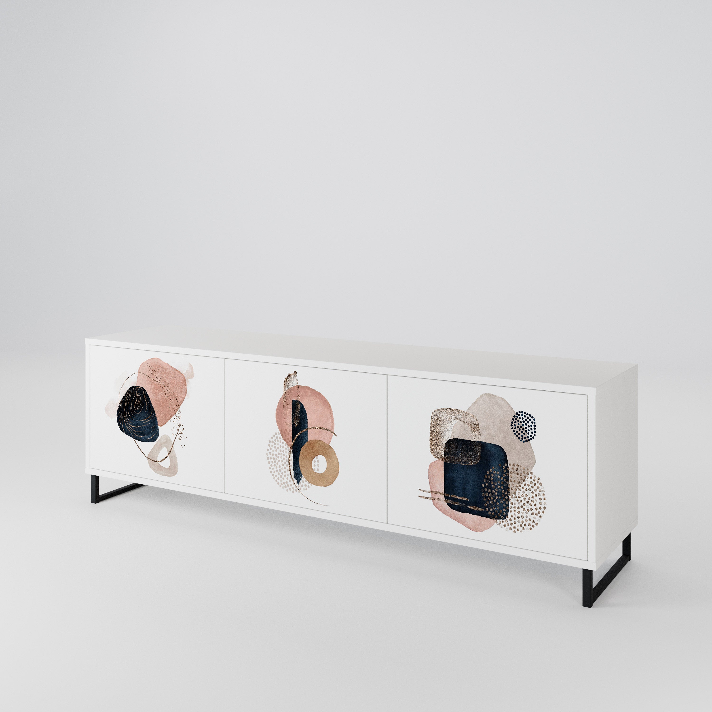 COLORFUL SHAPES 3-Door TV Cabinet