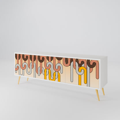 COLORFUL STRINGS Έπιπλο τηλεόρασης 3-θυρών