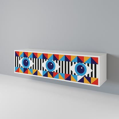 ABSTRACTION AND GEOMETRY Έπιπλο τηλεόρασης 3-θυρών
