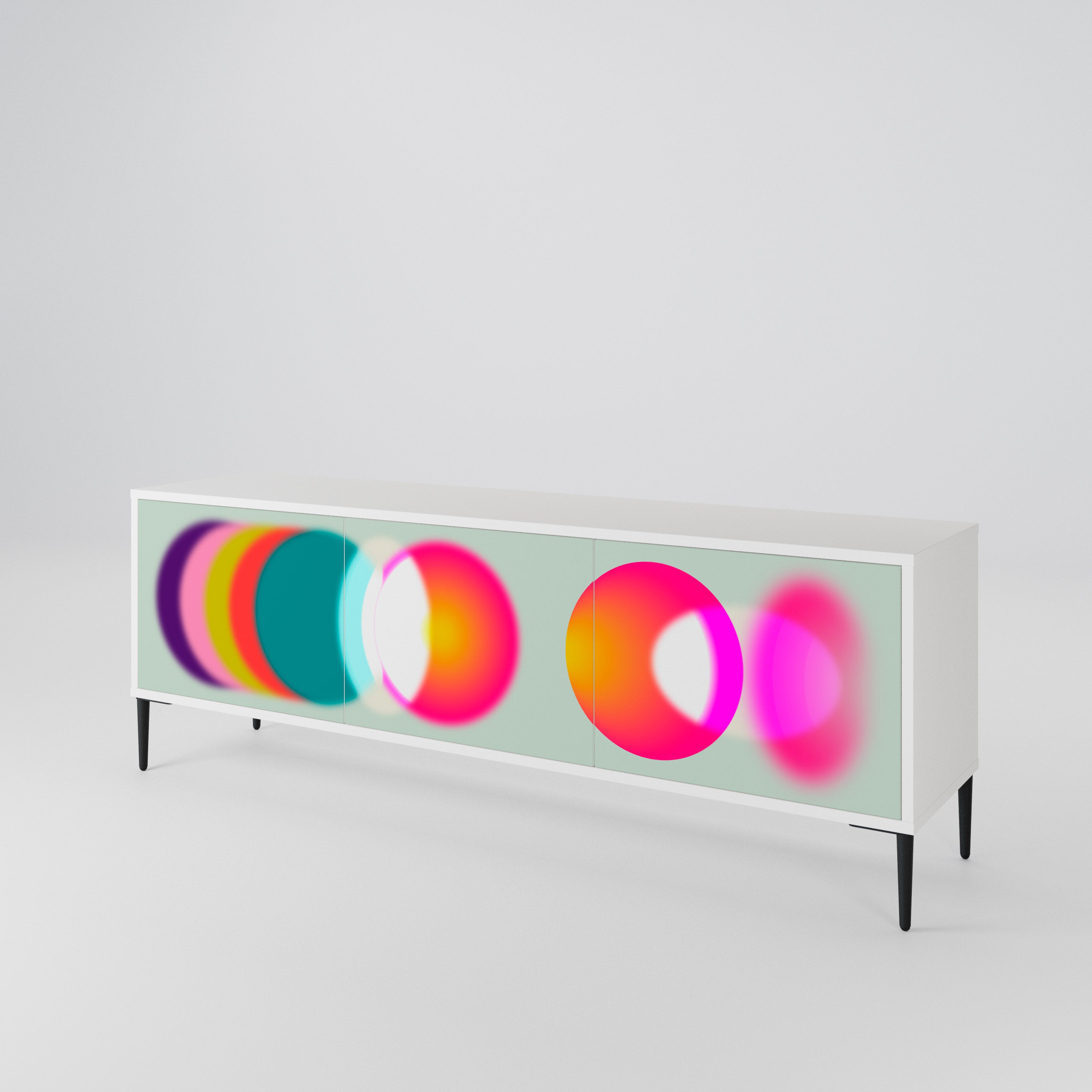 SYMPHONY OF COLORS 3-Door TV Cabinet