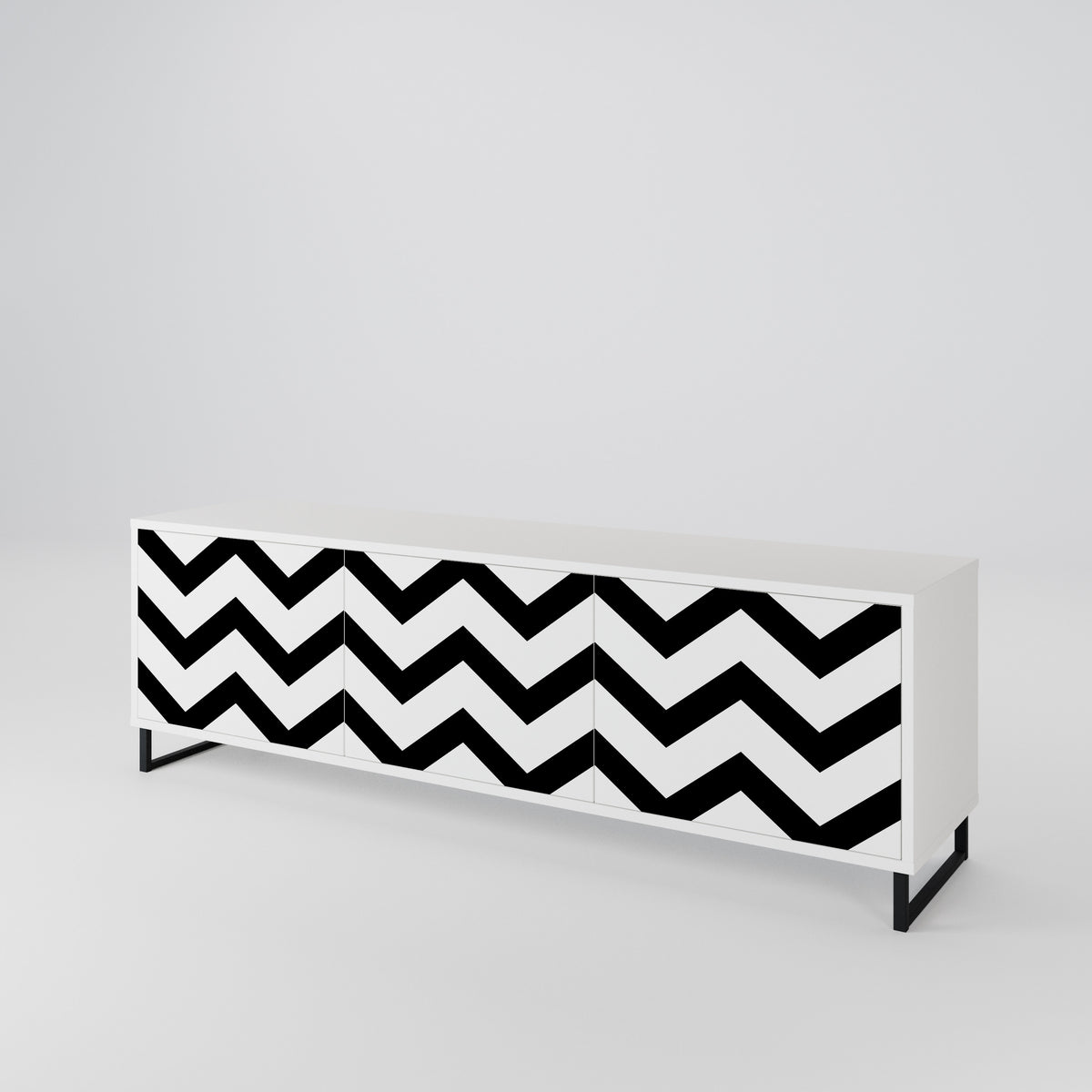 CLASSIC ZIG ZAG Έπιπλο τηλεόρασης 3-θυρών