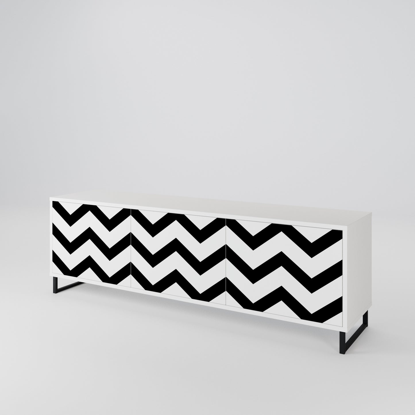 CLASSIC ZIG ZAG Έπιπλο τηλεόρασης 3-θυρών