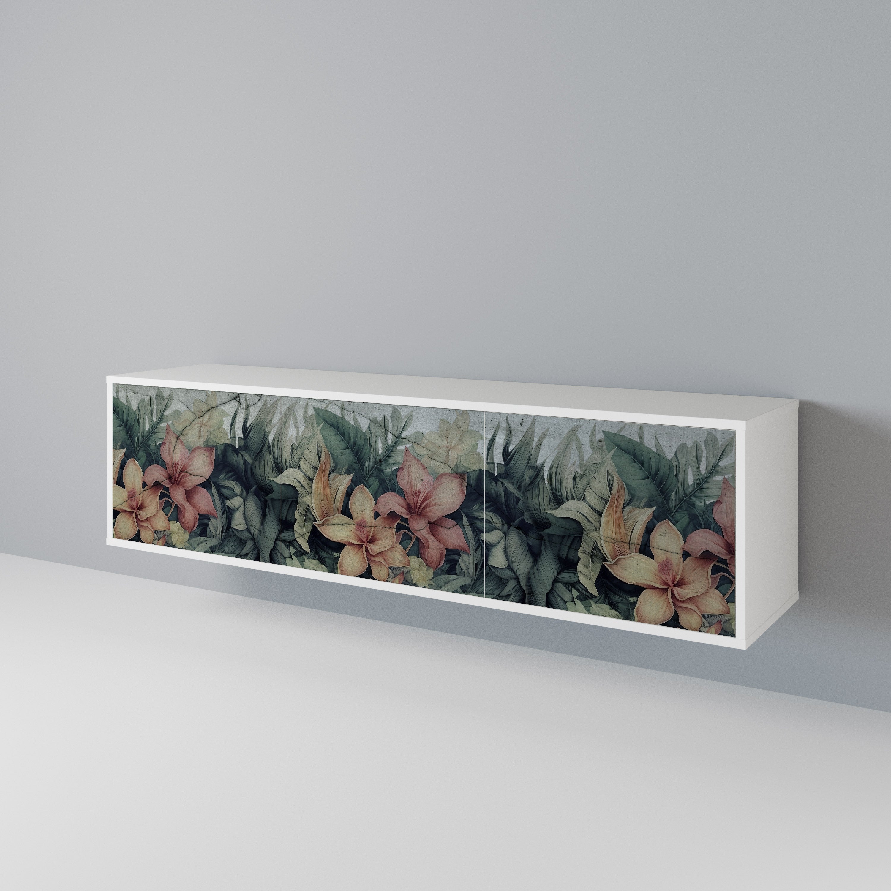 HEAVENLY BLOOM 3-Door TV Cabinet