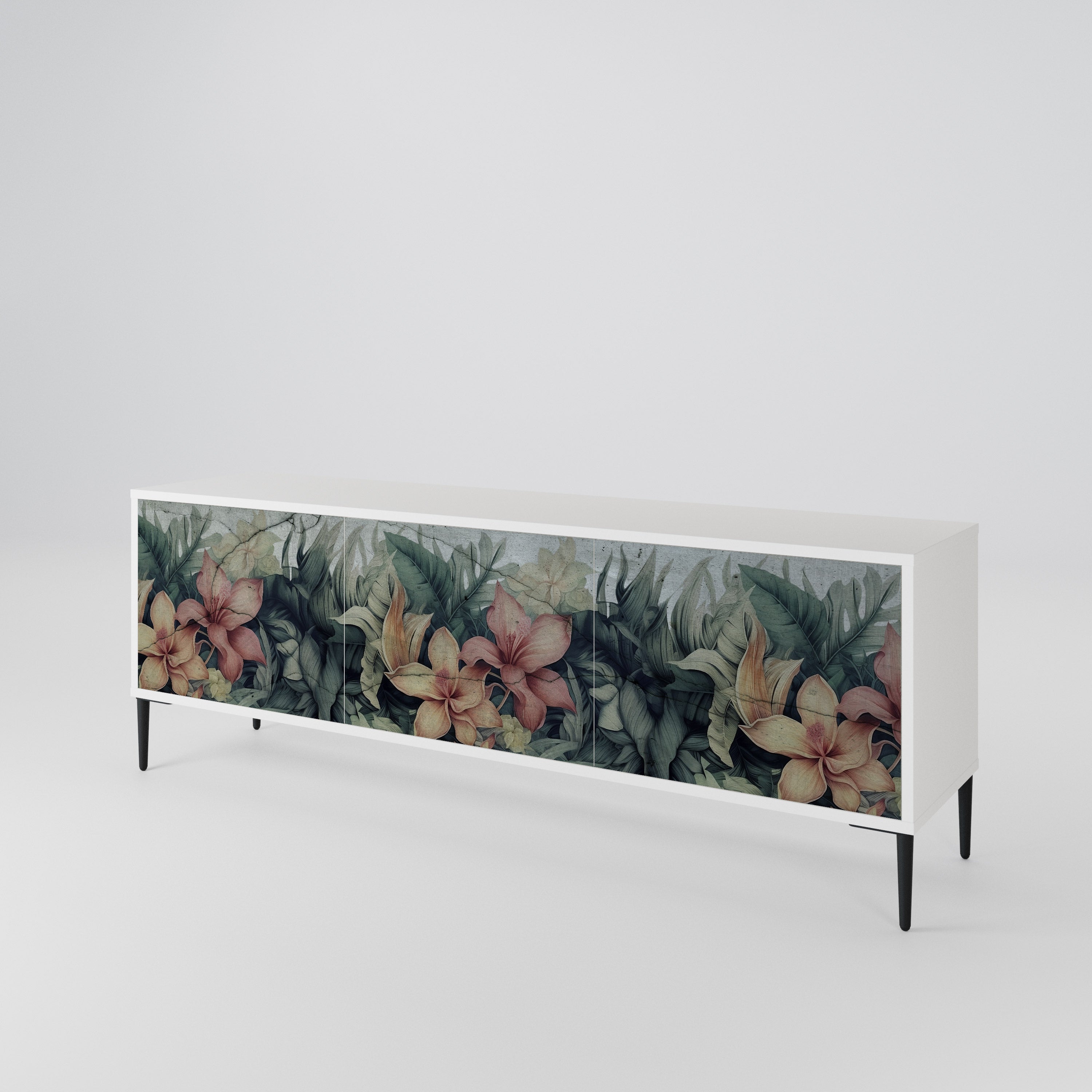 HEAVENLY BLOOM 3-Door TV Cabinet