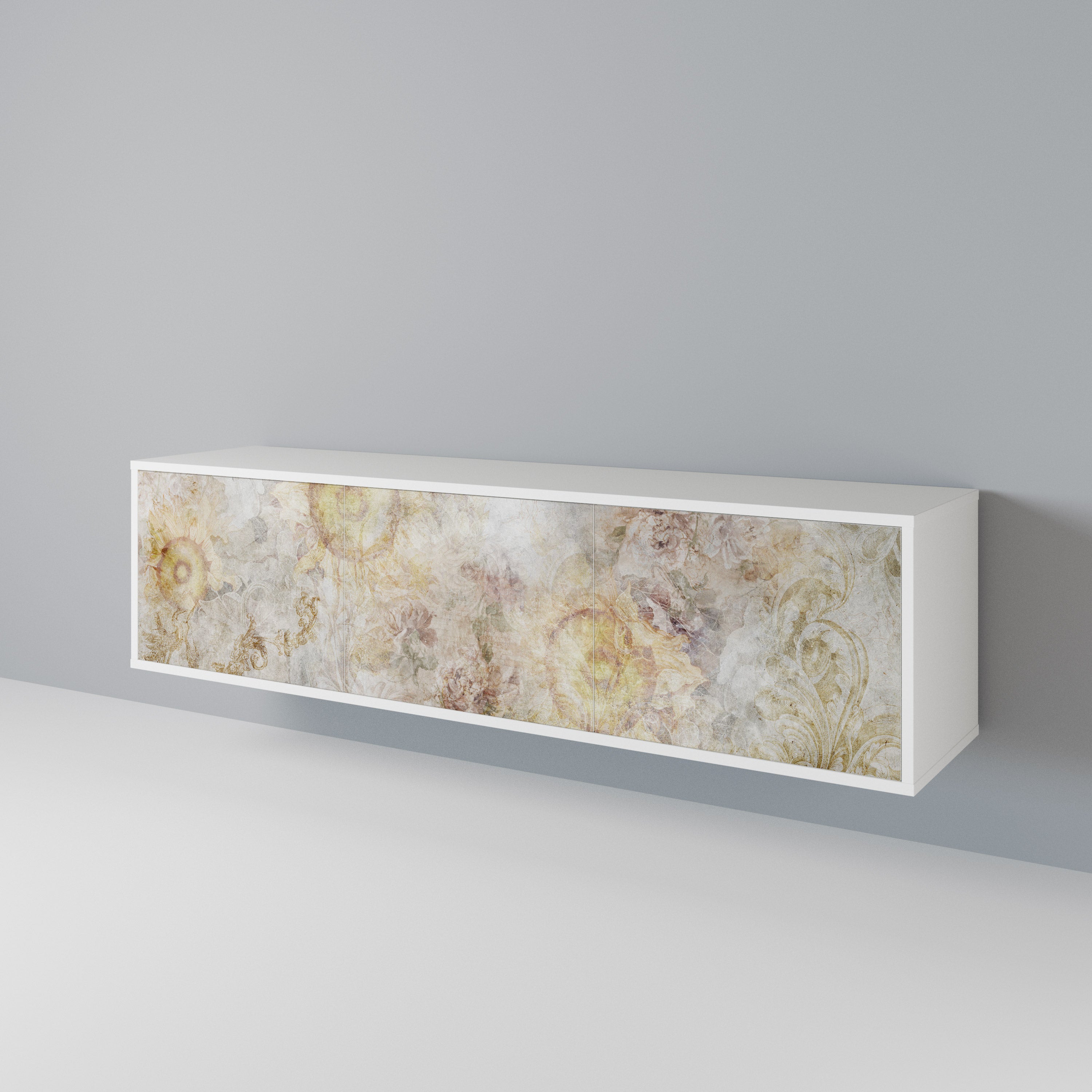 SUNFLOWER BLUR 3-Door TV Cabinet