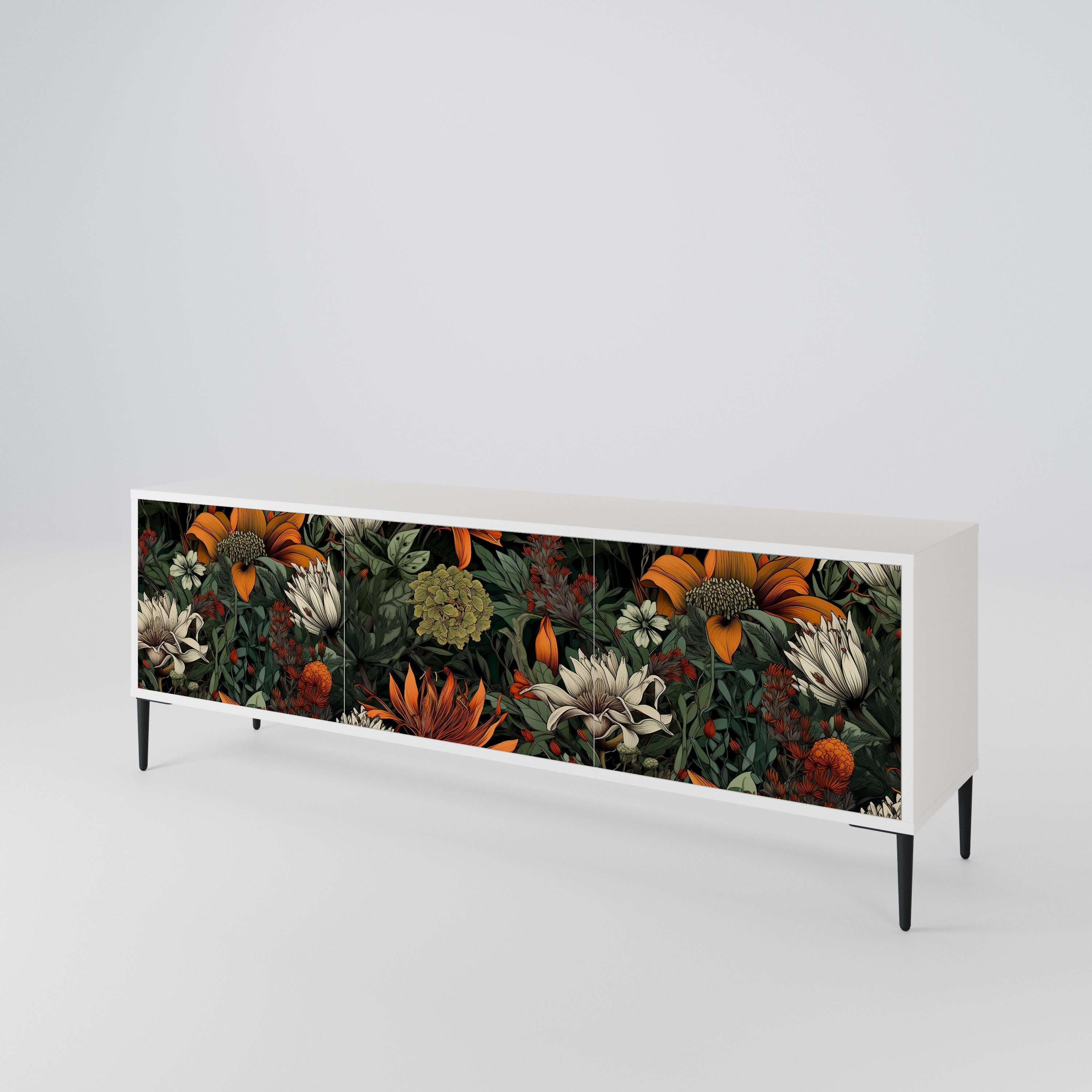 MIDNIGHT SPROUT 3-Door TV Cabinet