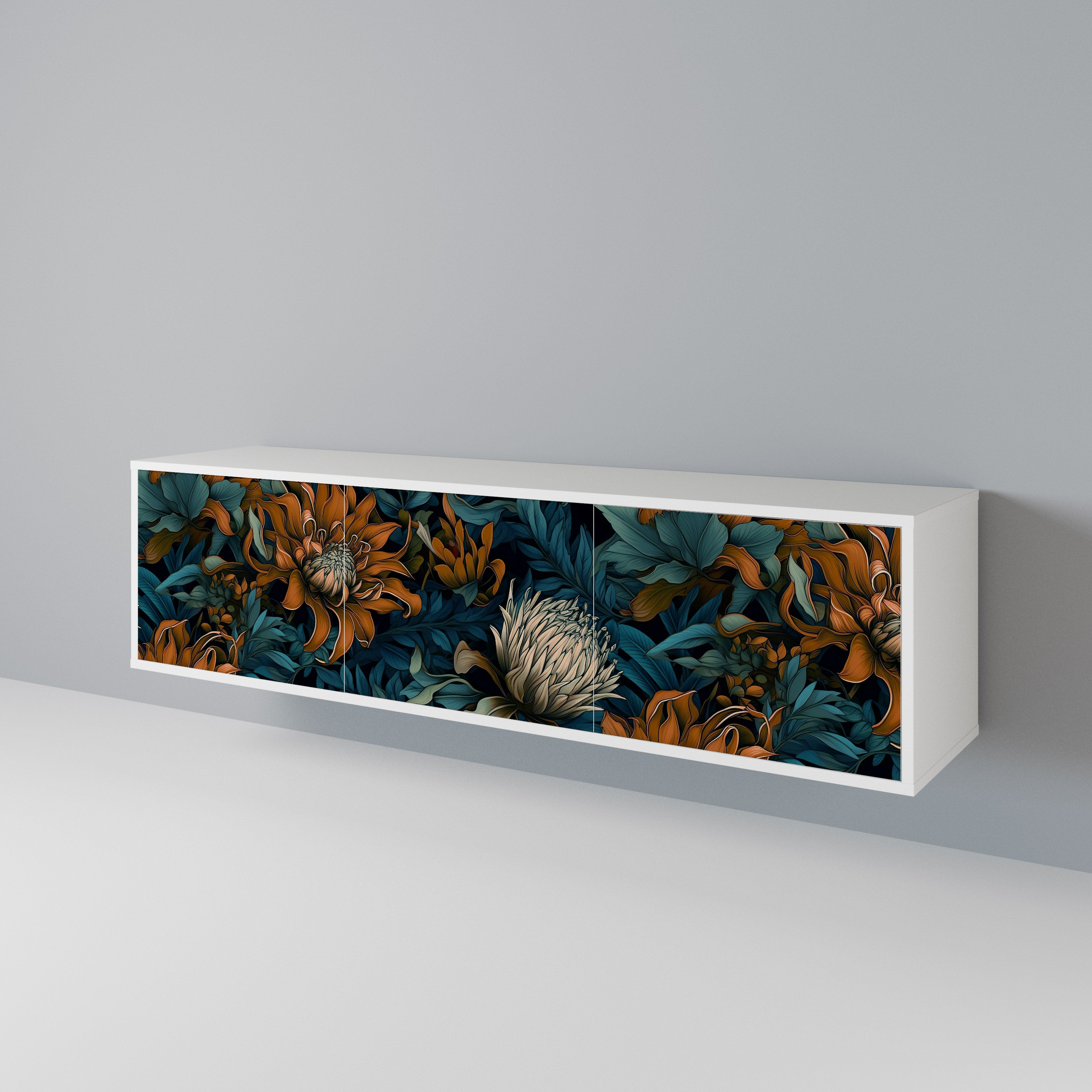 MORNING BLOOM 3-Door TV Cabinet