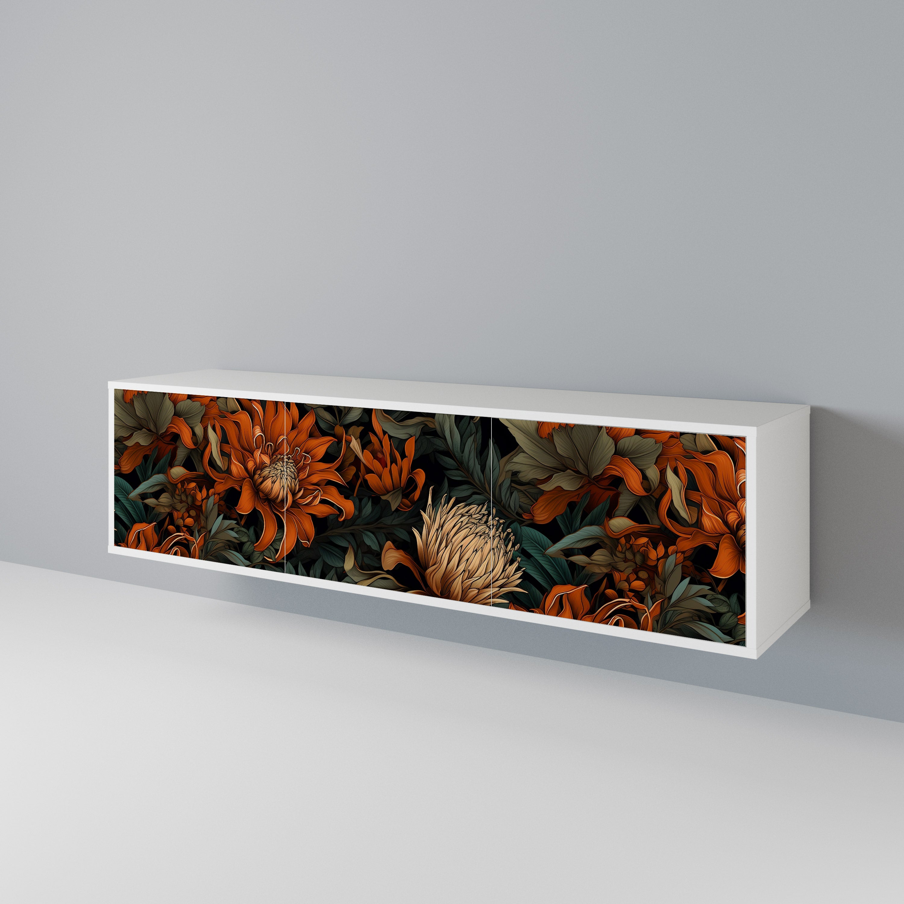 DAWN BLOOM 3-Door TV Cabinet