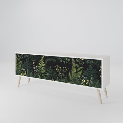 FERN FLOWERS Έπιπλο τηλεόρασης 3-θυρών