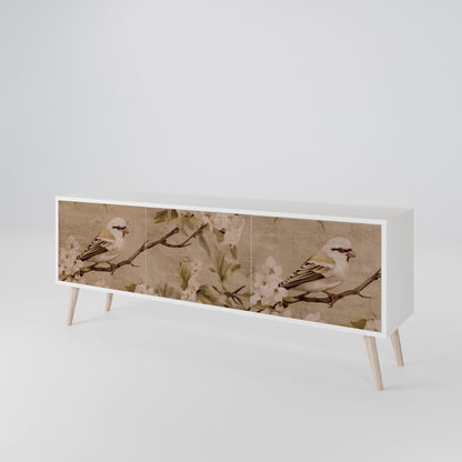 PETAL DISTINGUISH Έπιπλο τηλεόρασης 3-θυρών
