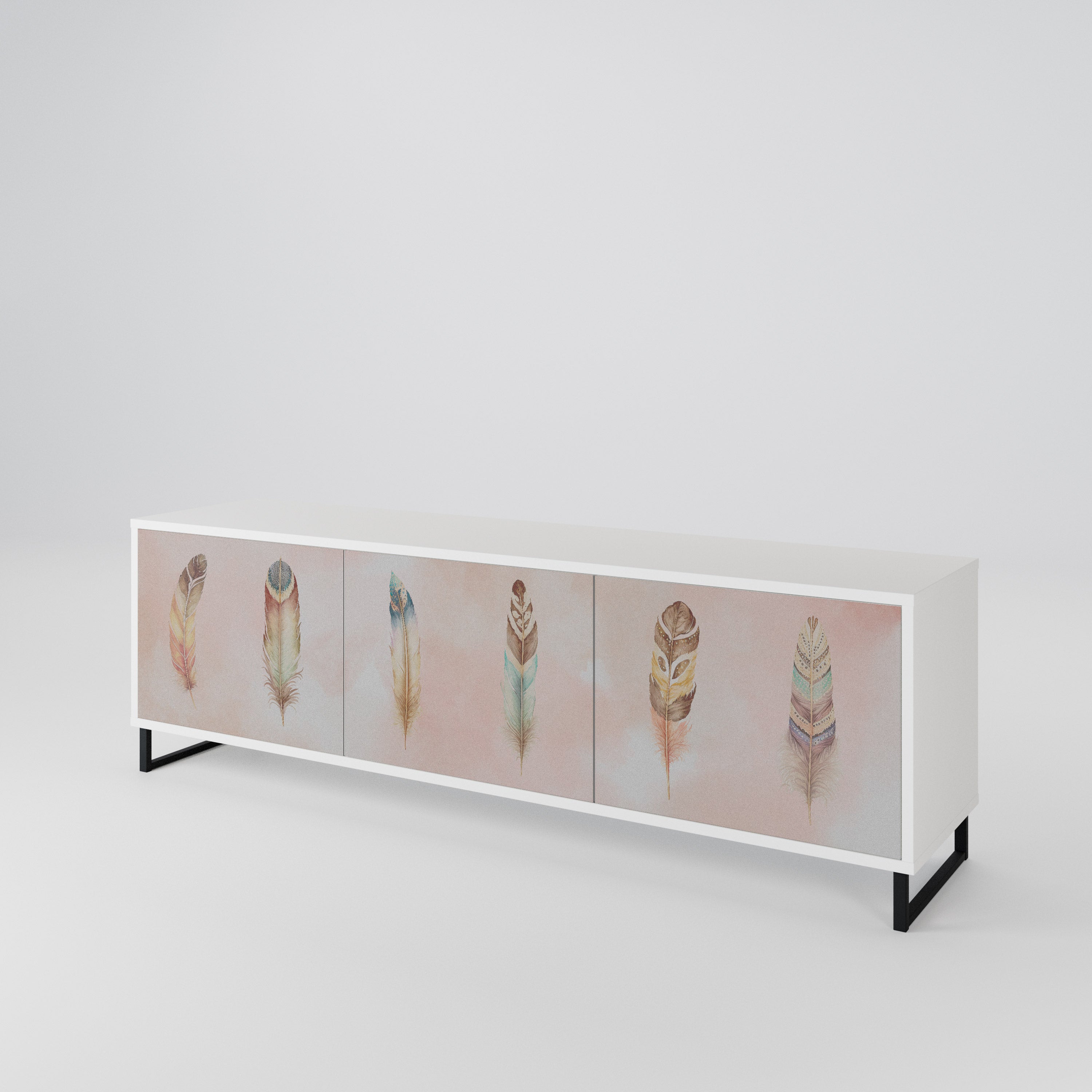 THE DELIQUESCE 3-Door TV Cabinet