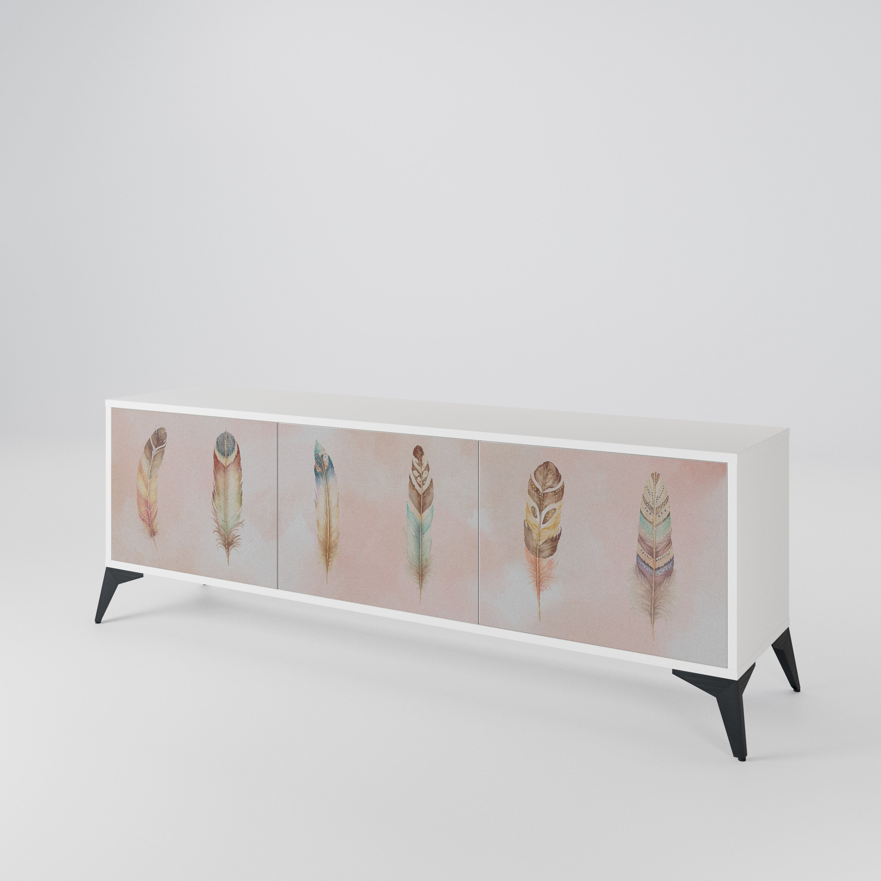 THE DELIQUESCE 3-Door TV Cabinet