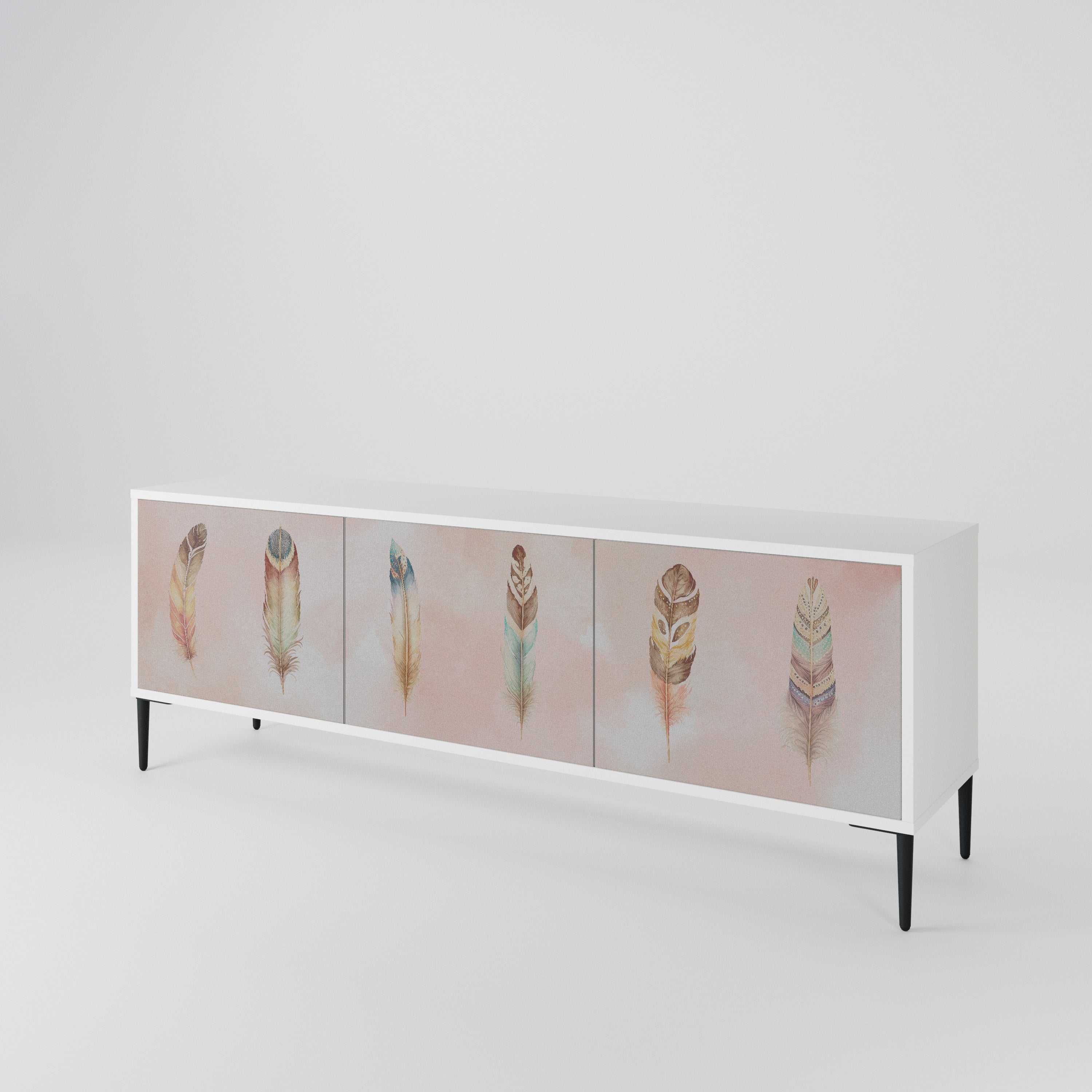 THE DELIQUESCE 3-Door TV Cabinet