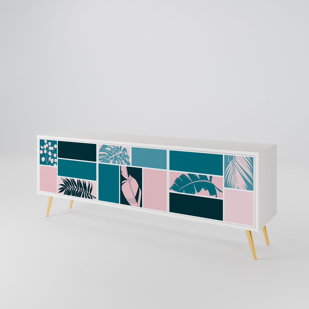 COMBINATION OF SHAPES Έπιπλο τηλεόρασης 3-θυρών