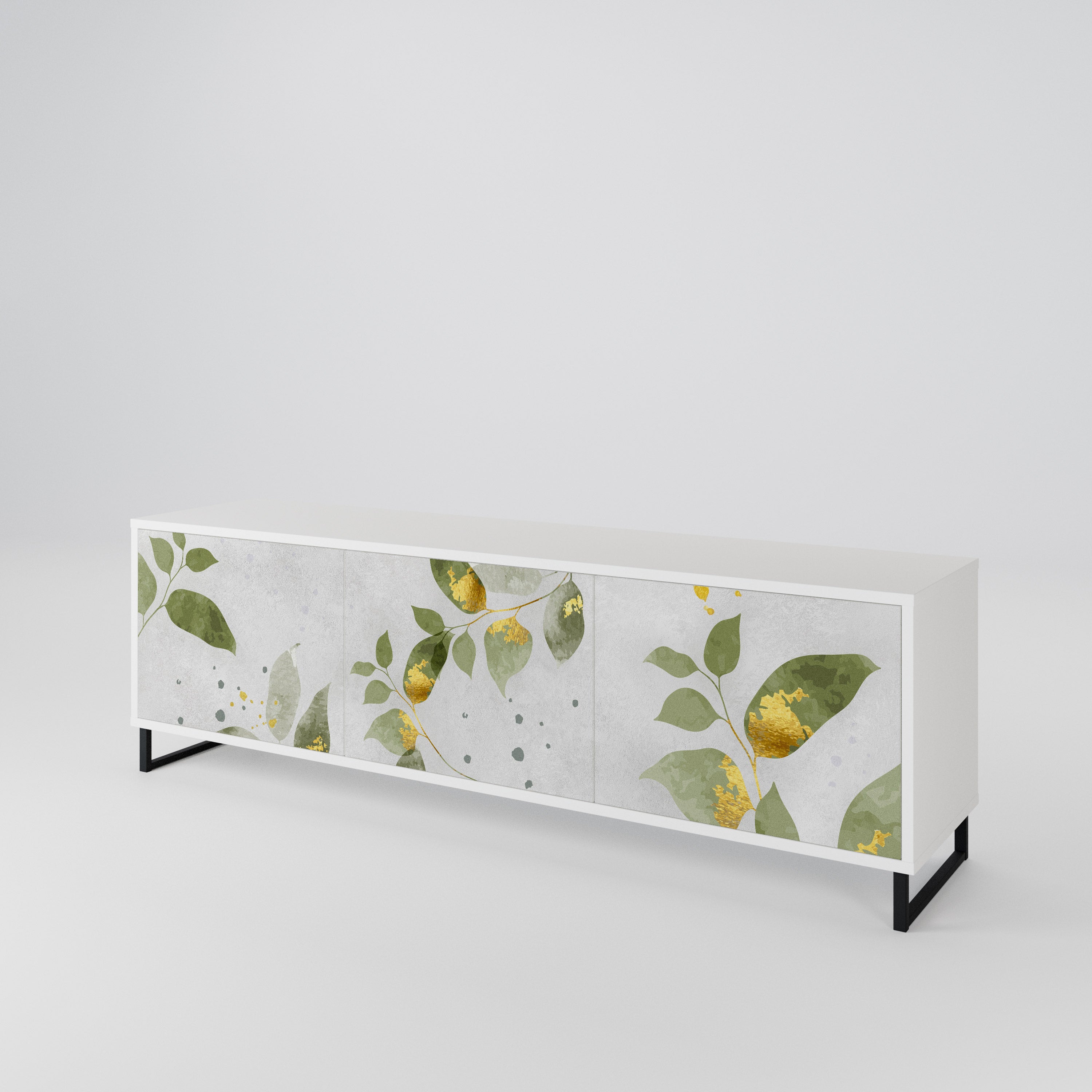 ELEGANT BOTANICS Έπιπλο τηλεόρασης 3-θυρών