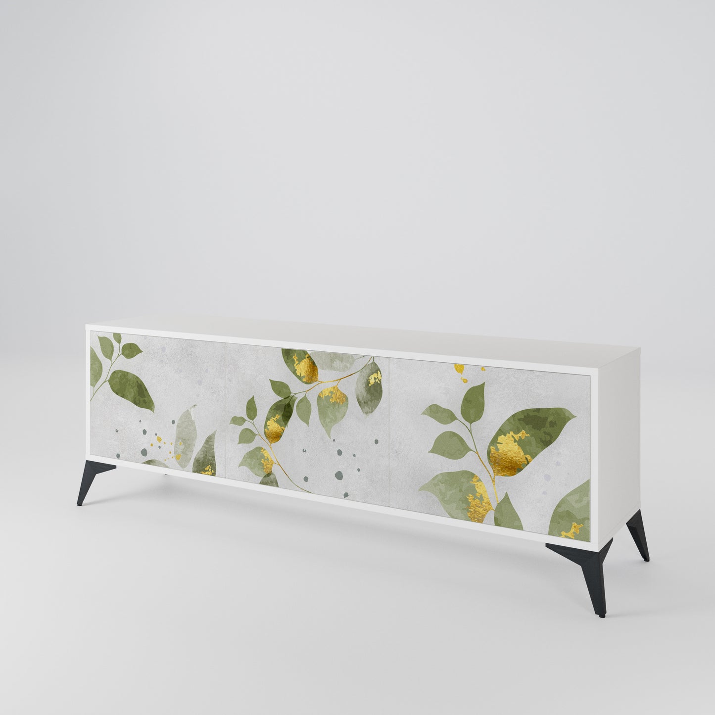 ELEGANT BOTANICS Έπιπλο τηλεόρασης 3-θυρών