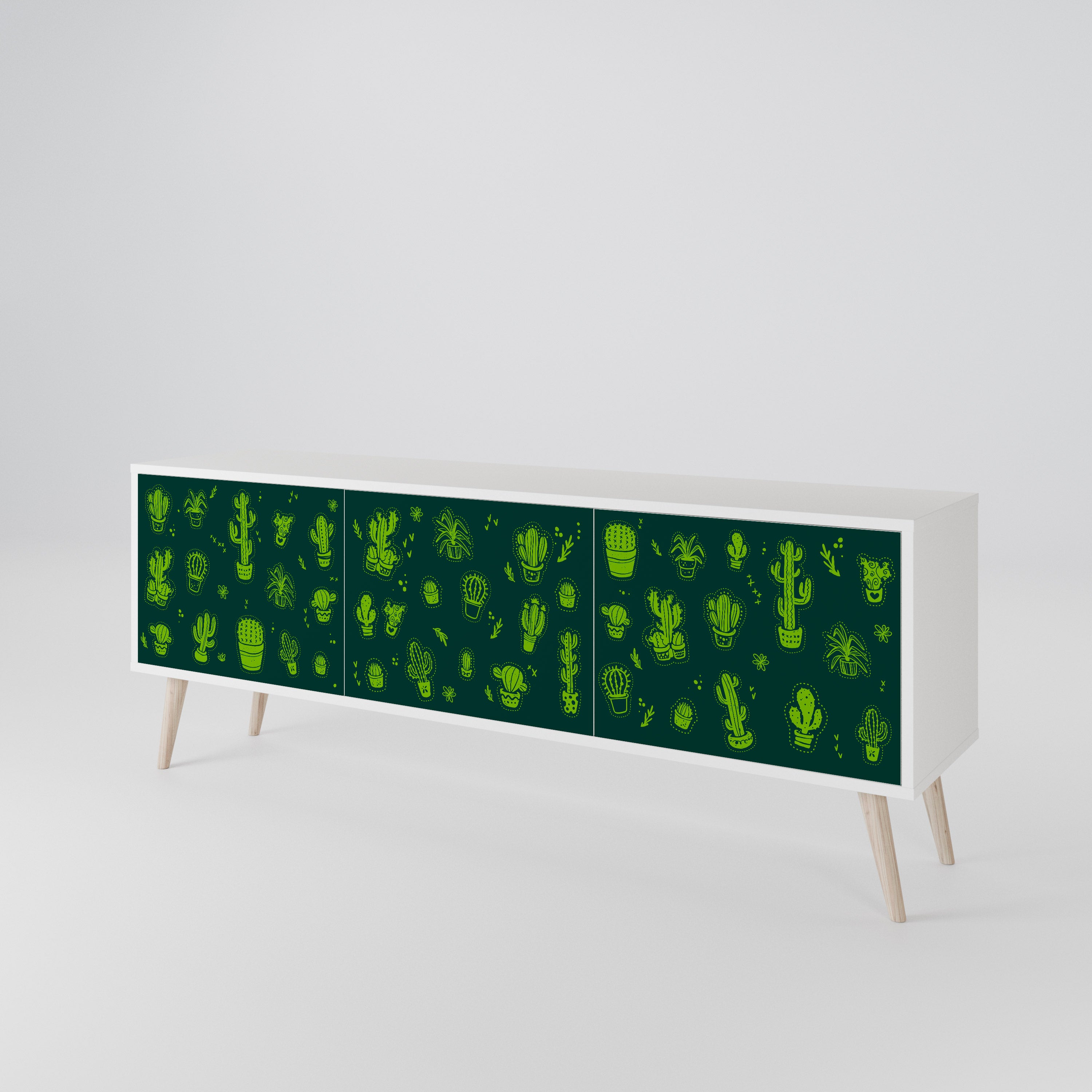 DESERT GREEN Έπιπλο τηλεόρασης 3-θυρών