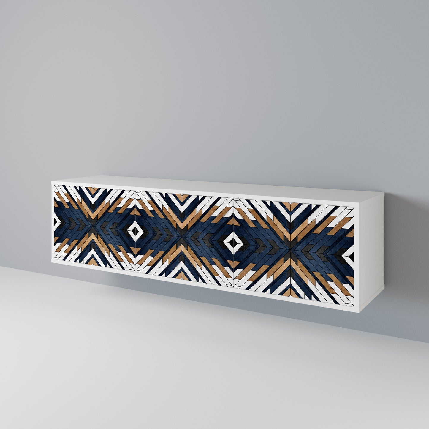ARTFUL GEOMETRY Έπιπλο τηλεόρασης 3-θυρών