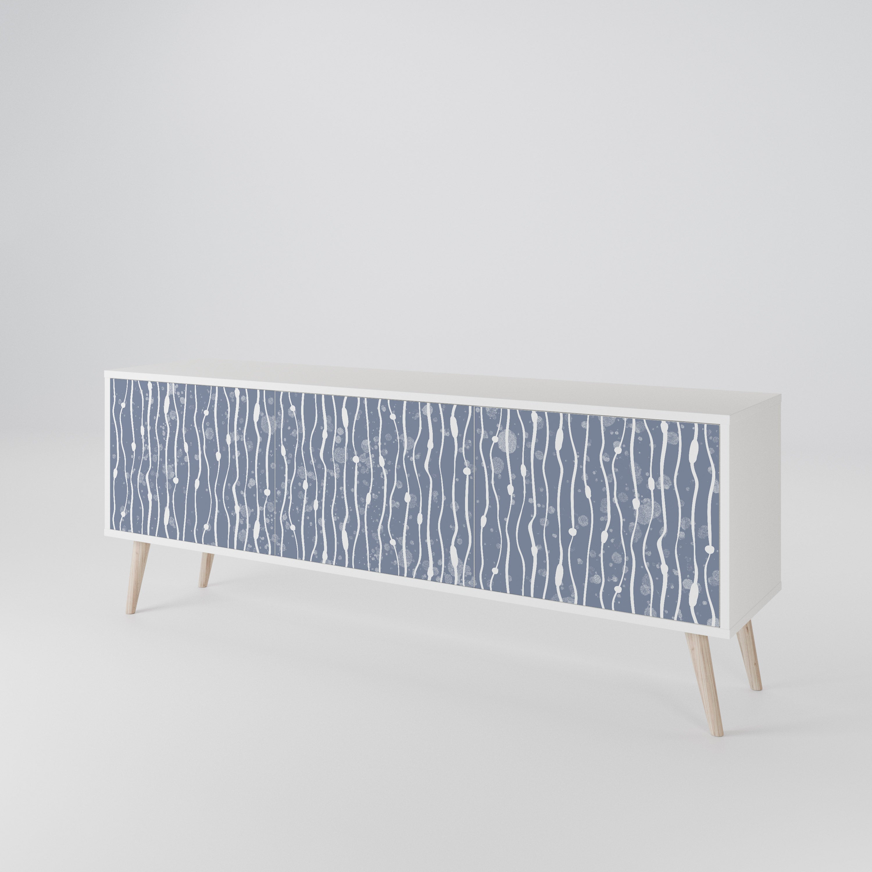GRAPHITE RAIN Έπιπλο τηλεόρασης 3-θυρών