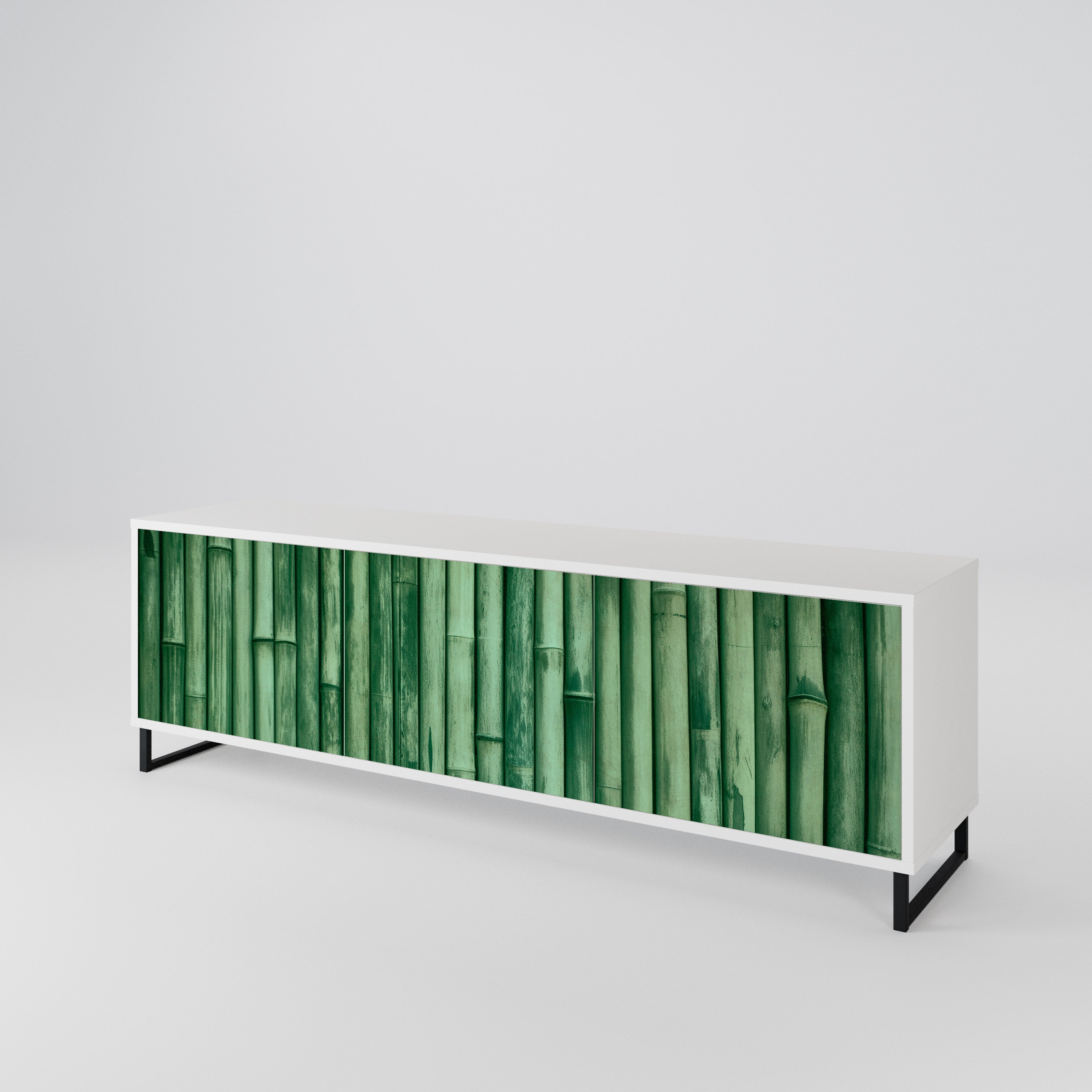 NATURAL GREEN Έπιπλο τηλεόρασης 3-θυρών