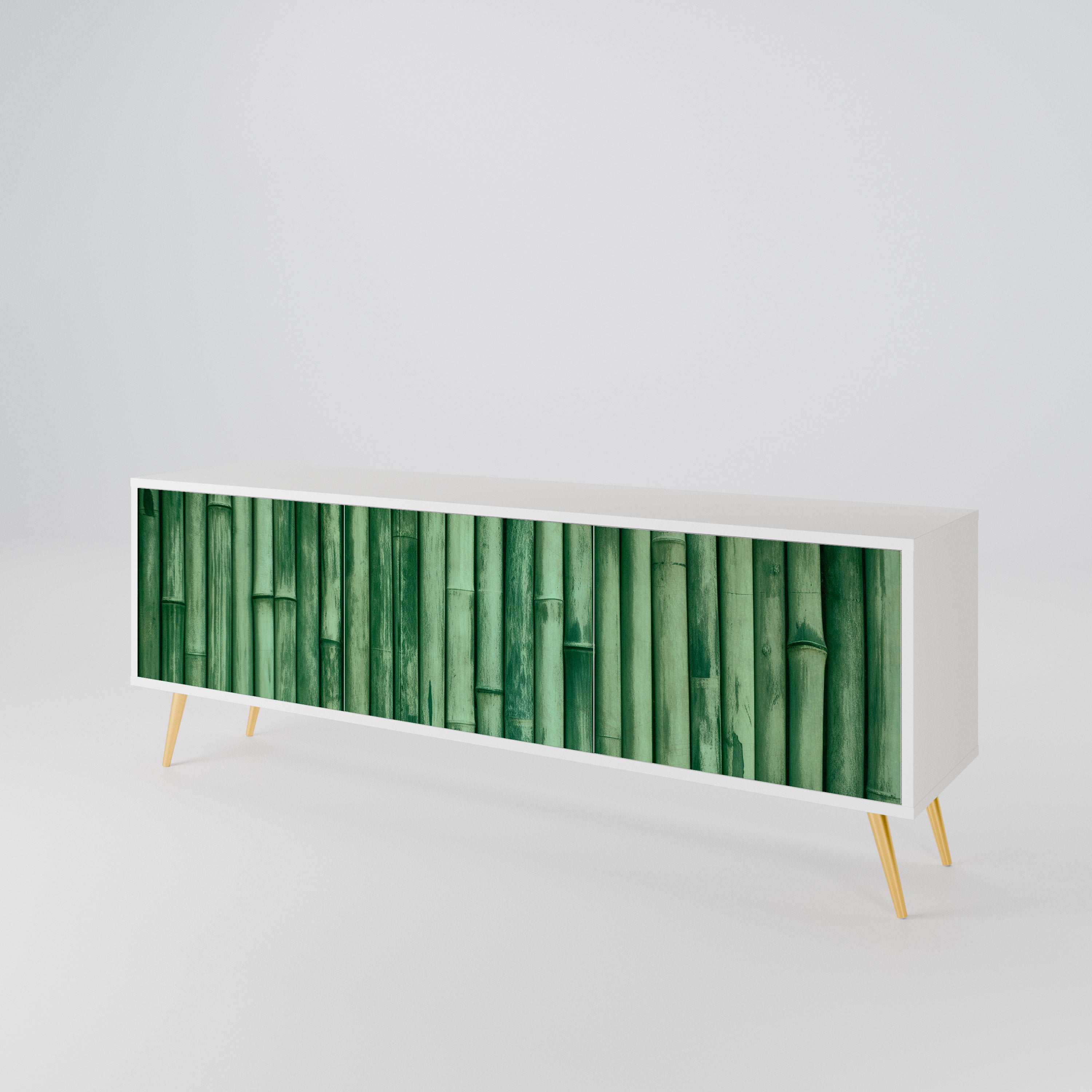 NATURAL GREEN Έπιπλο τηλεόρασης 3-θυρών