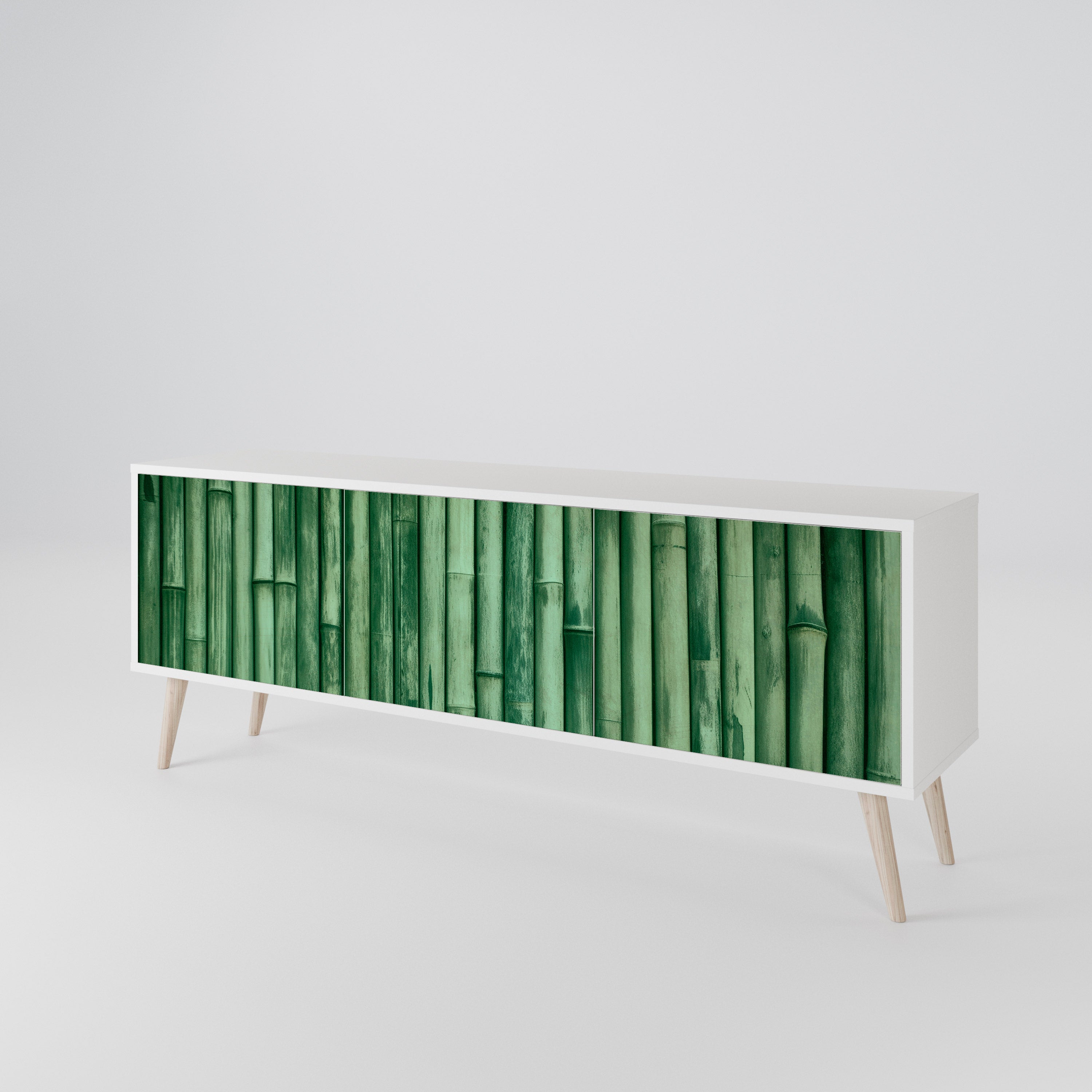 NATURAL GREEN Έπιπλο τηλεόρασης 3-θυρών