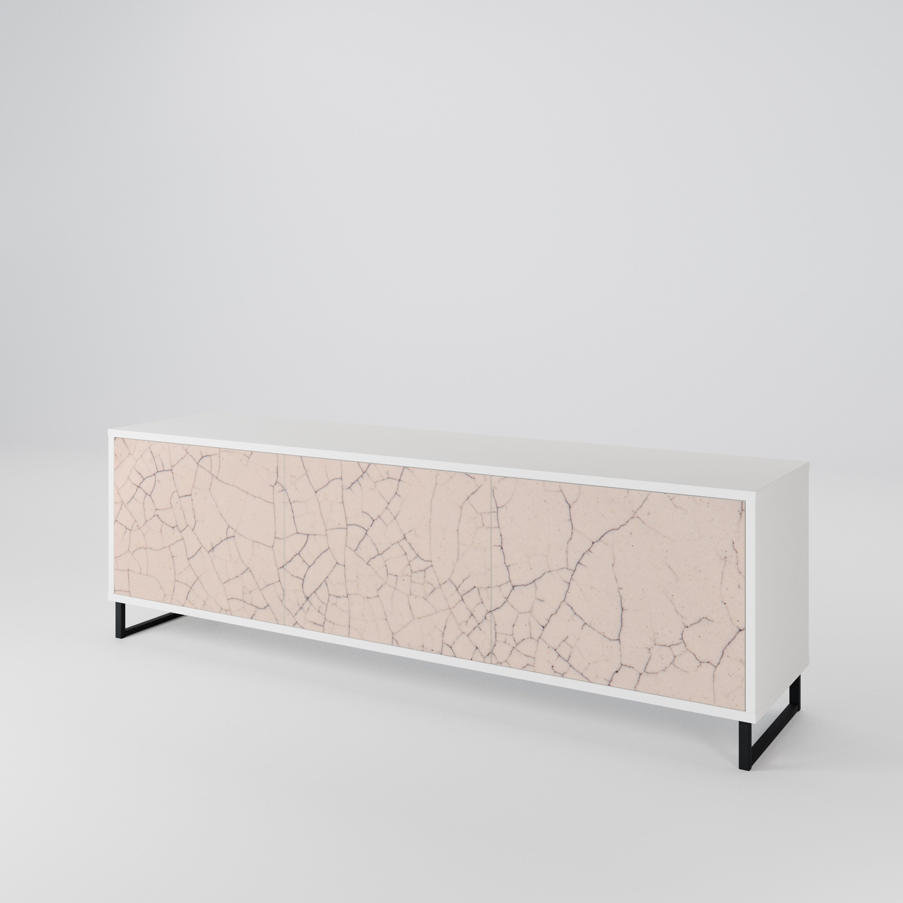 CERAMIC TEXTURE Έπιπλο τηλεόρασης 3-θυρών