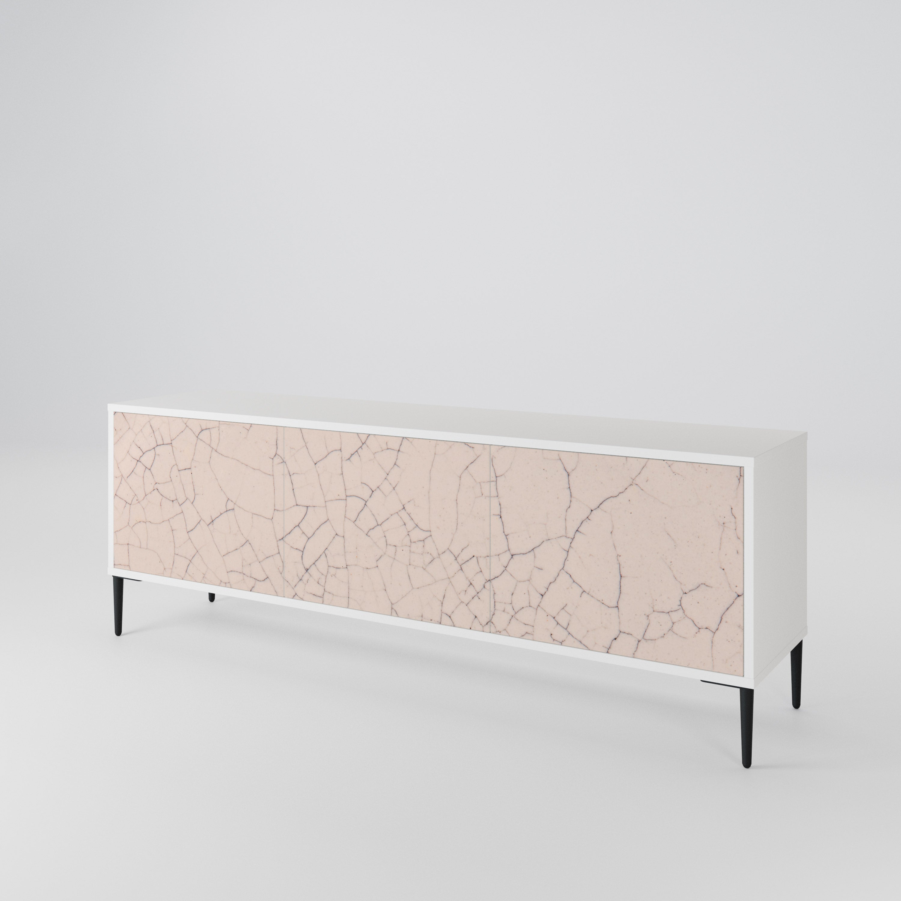 CERAMIC TEXTURE Έπιπλο τηλεόρασης 3-θυρών