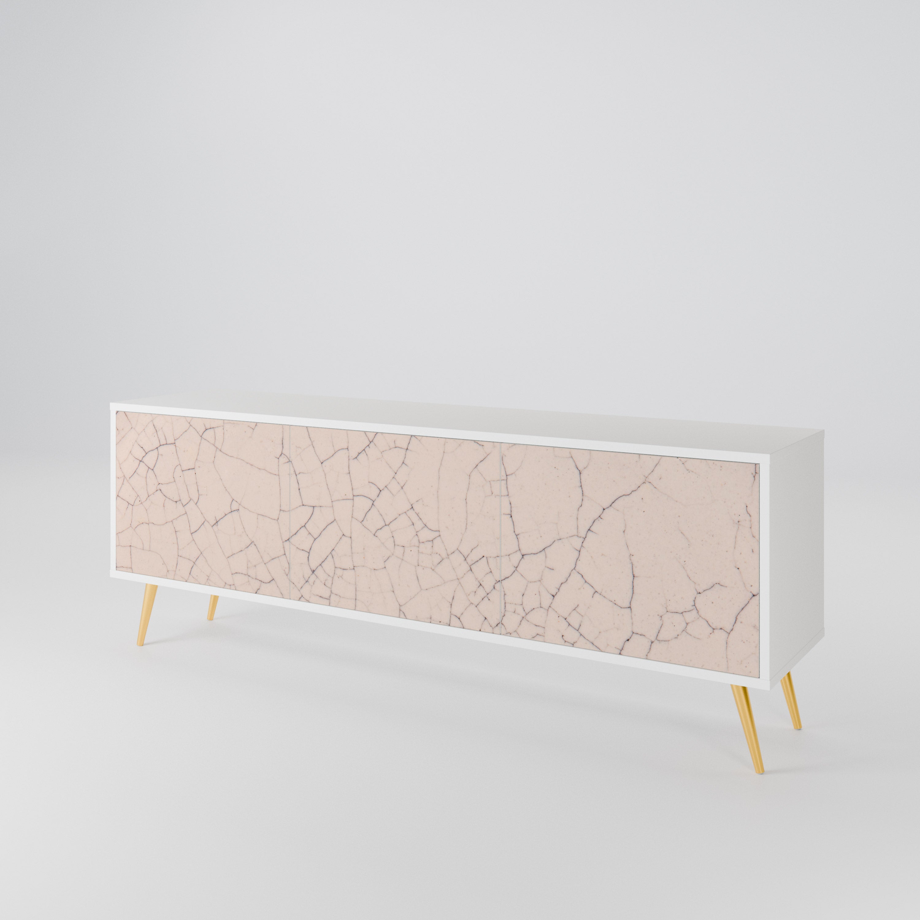 CERAMIC TEXTURE Έπιπλο τηλεόρασης 3-θυρών