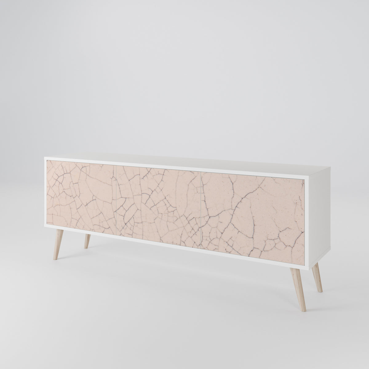 CERAMIC TEXTURE Έπιπλο τηλεόρασης 3-θυρών