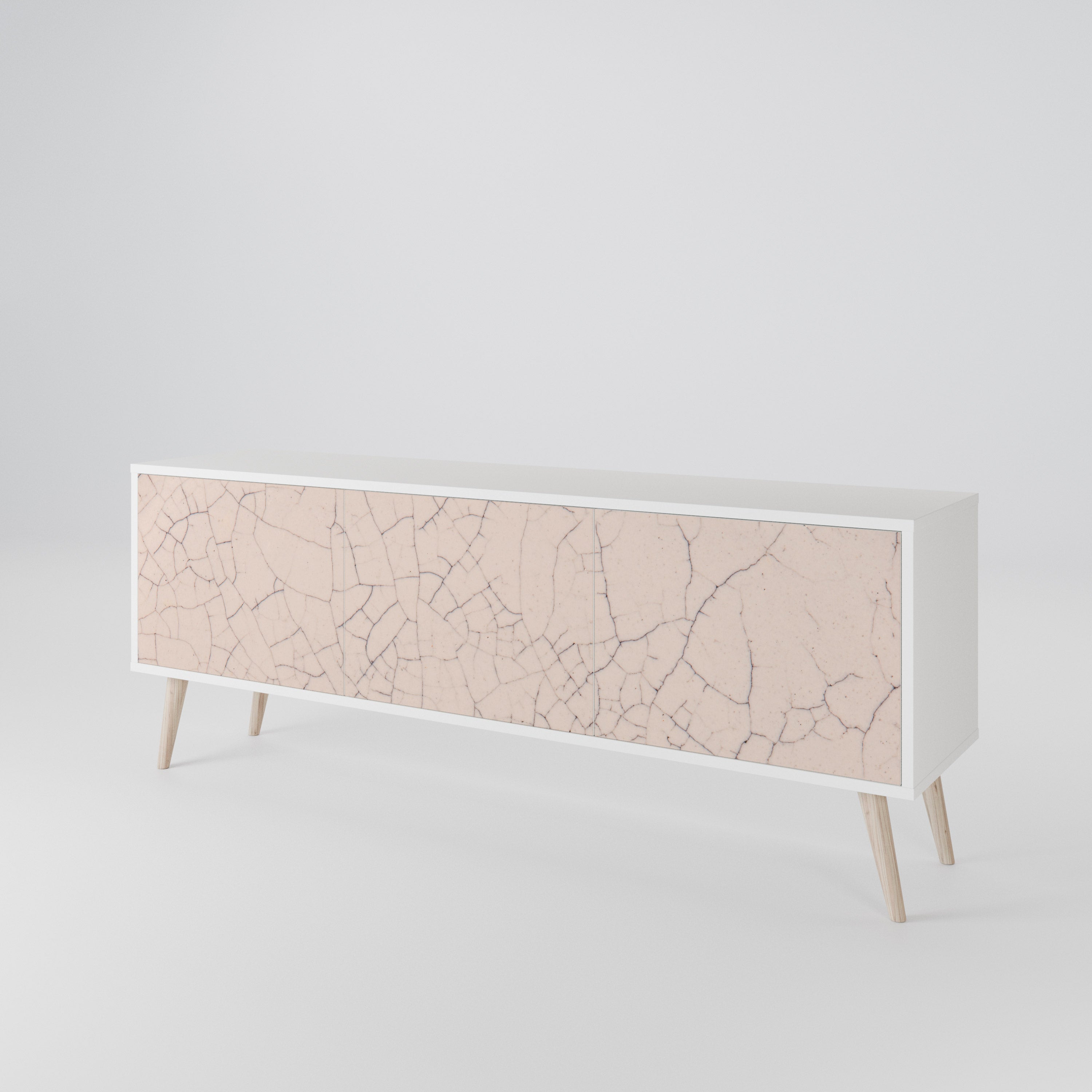 CERAMIC TEXTURE Έπιπλο τηλεόρασης 3-θυρών