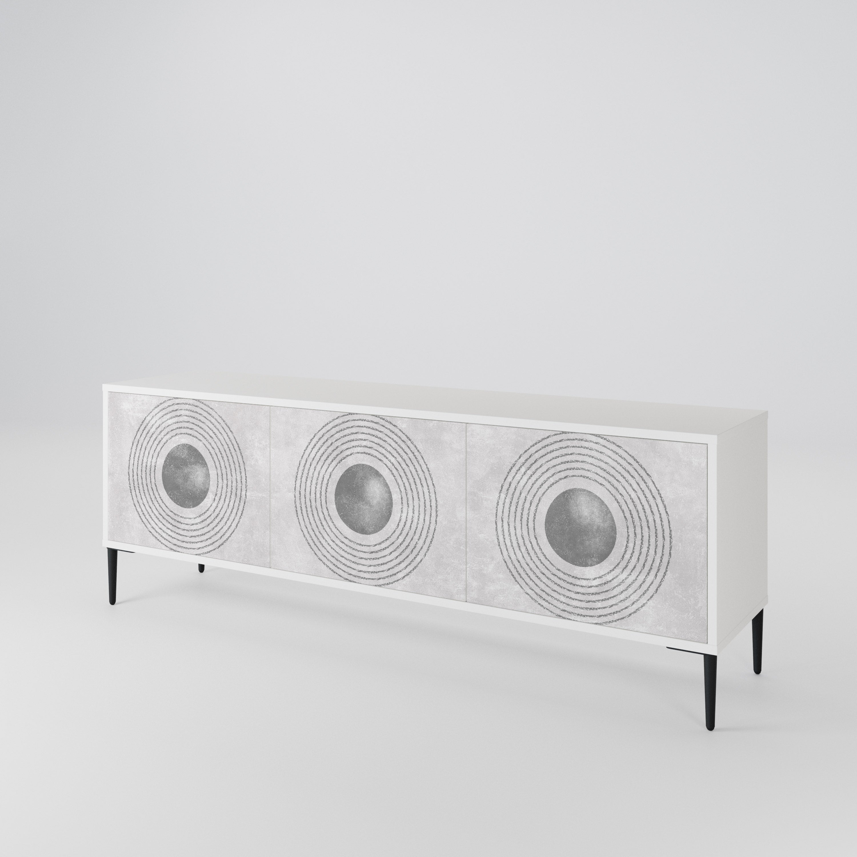 SOLID CIRCLES Έπιπλο τηλεόρασης 3-θυρών